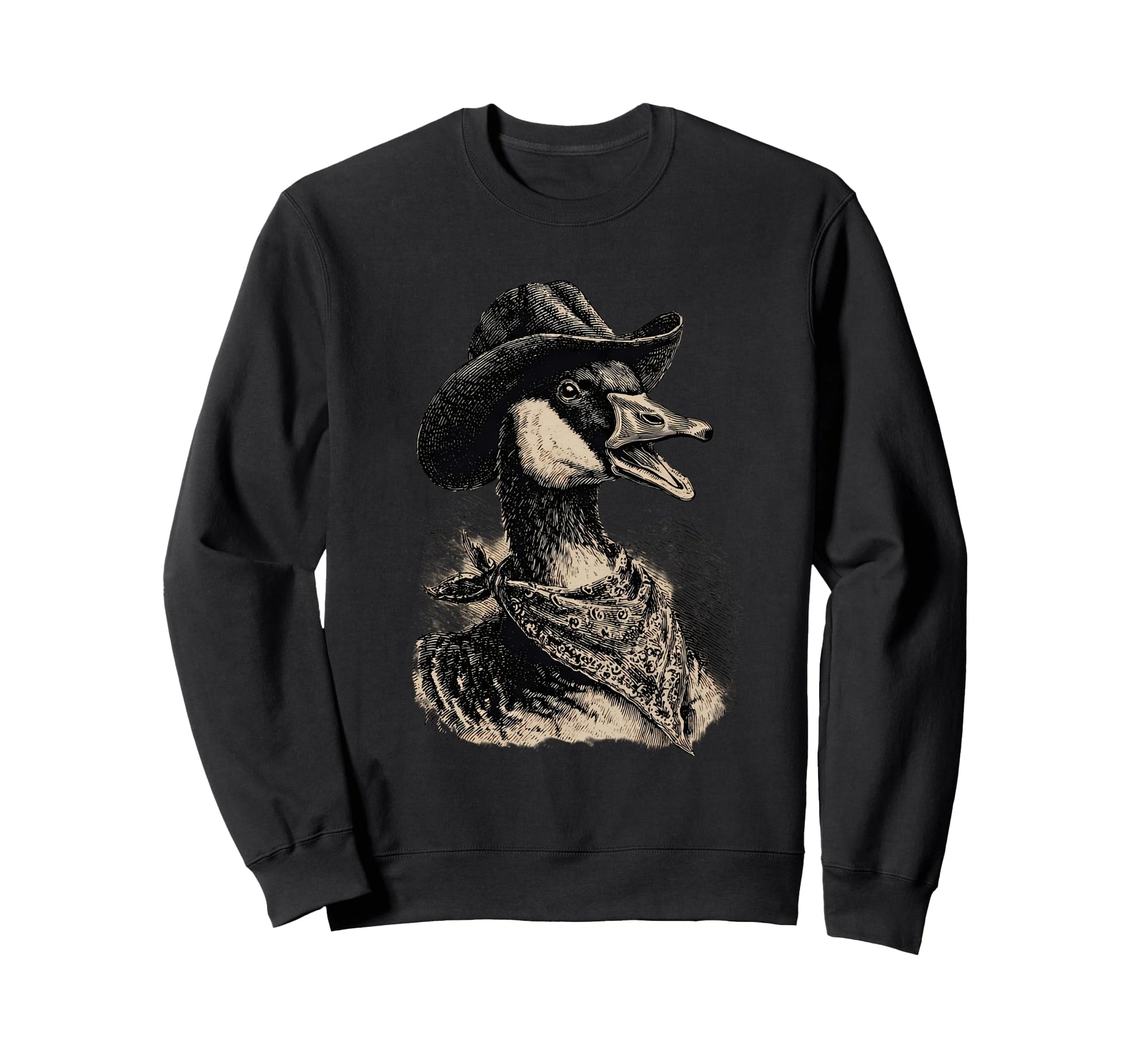 Goose Cowboy Rodeo Cowgirl Sweatshirt - Aesthetic Graphic Men Women - T-Shirt, Sweatshirt, Hoodie