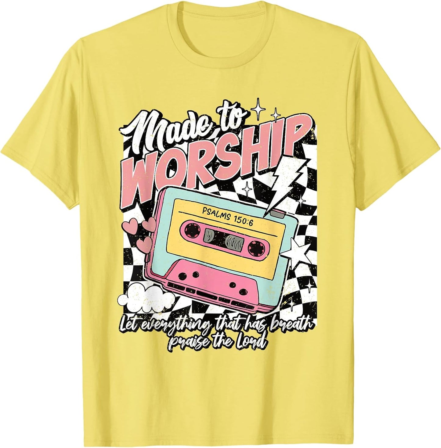 Vintage Faith Praise Worship Scripture Apparel Co. - Adult & Kids T-Shirts, Sweatshirts & Hoodies apparel design preview 1