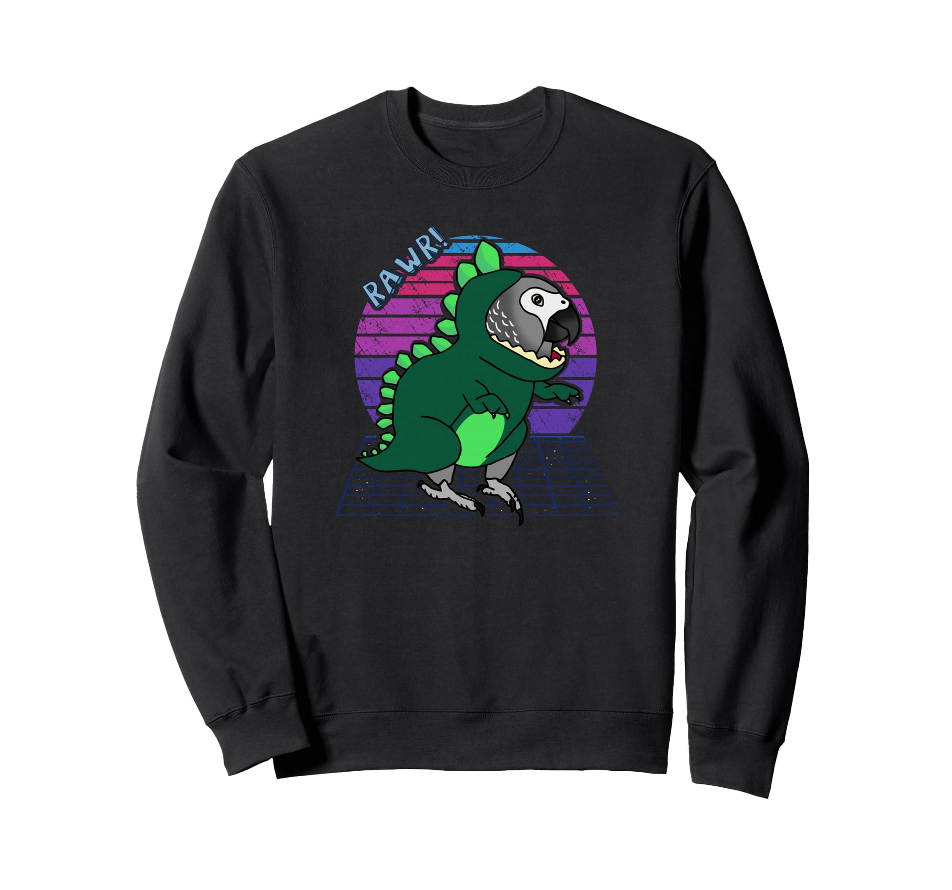 Funny Birb Aesthetic Vaporwave Sweatshirt - Aesthetic Graphic Men Women - T-Shirt, Sweatshirt, Hoodie