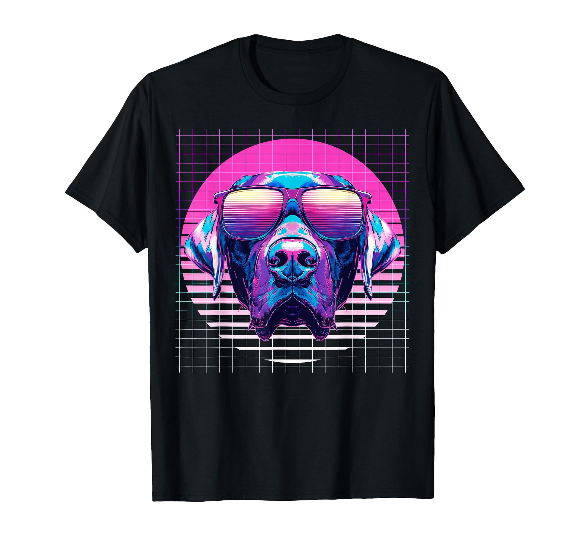 Labrador Retriever Sunglasses Dog T-Shirt - Custom Art Print Men Women - T-Shirt, Sweatshirt, Hoodie