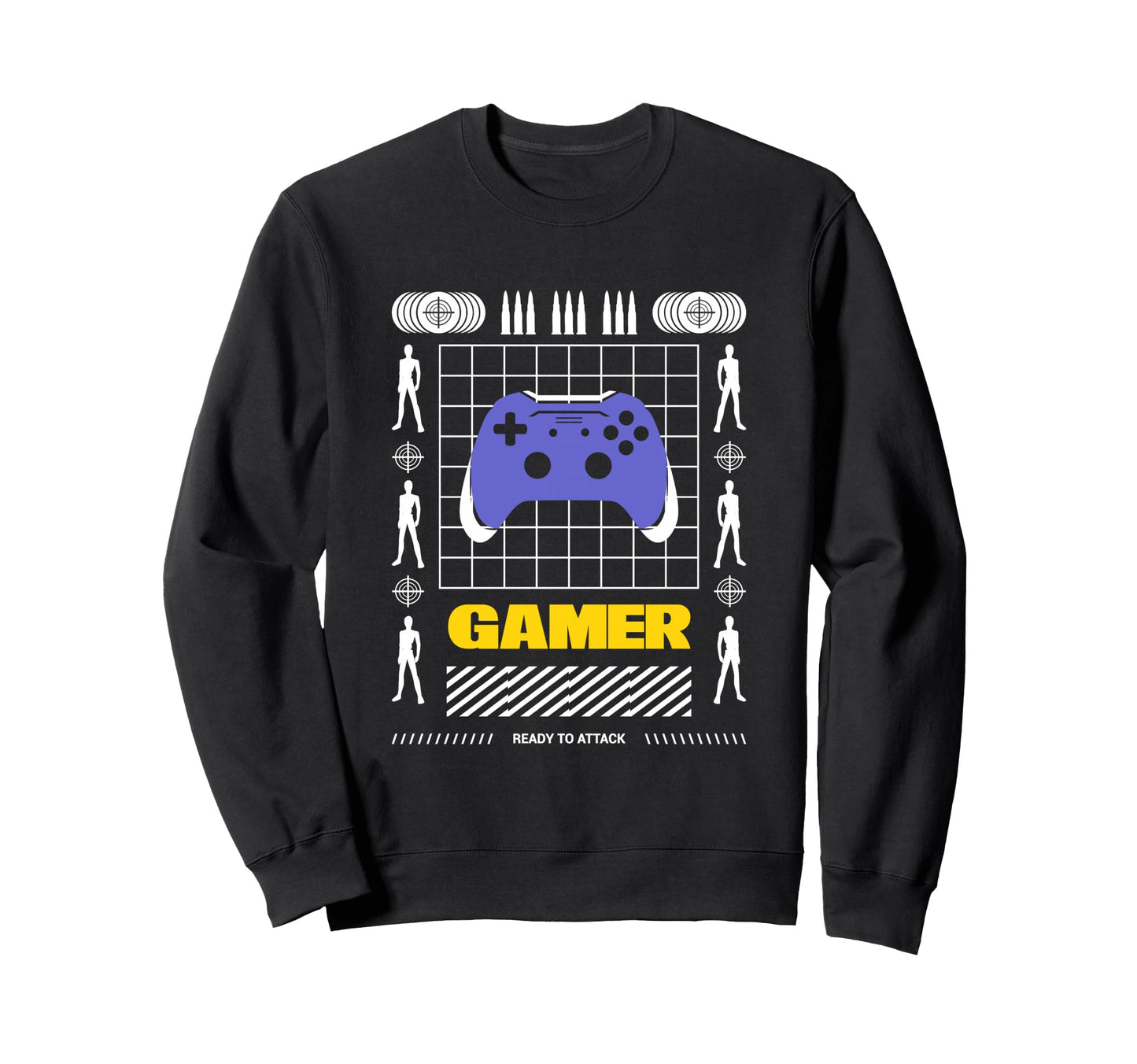 Gamer Sad Aesthetic Edgy Streetwear Sweatshirt - Minimalist Print Men Women - T-Shirt, Sweatshirt, Hoodie