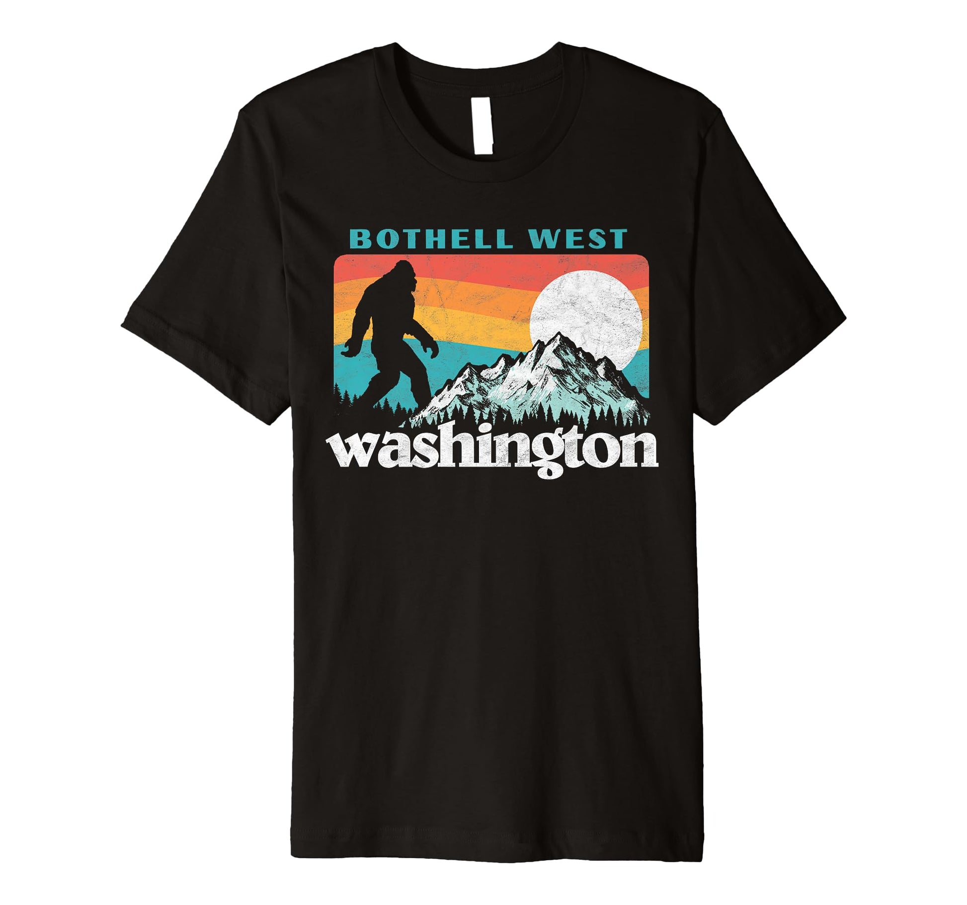 Bothell West Washington 80S Bigfoot T-Shirt - Novelty Apparel Men Women - T-Shirt, Sweatshirt, Hoodie