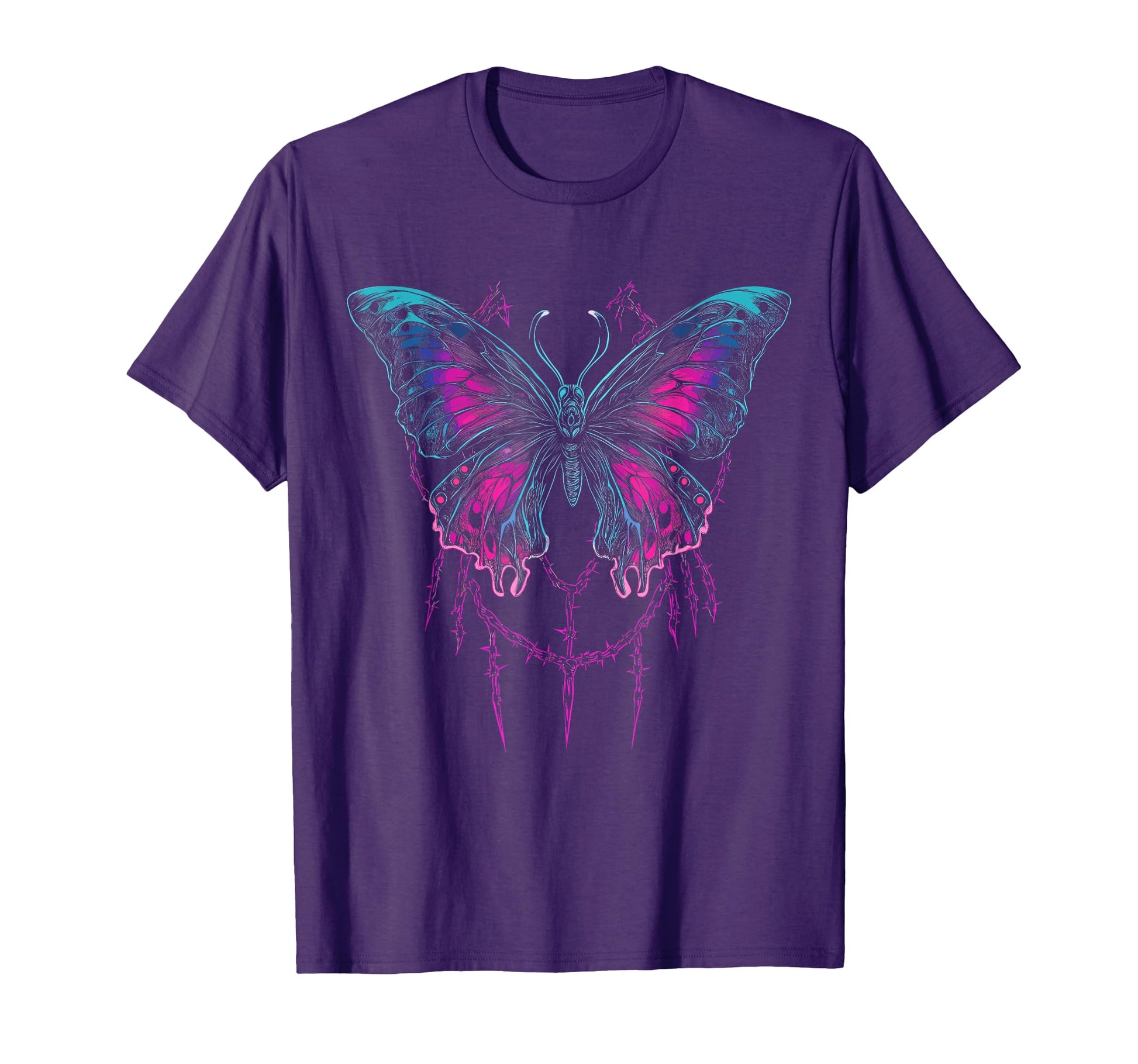 Y2K Butterfly Gothic Grunge T-Shirt - Custom Art Print for Adults - T-Shirt, Sweatshirt, Hoodie