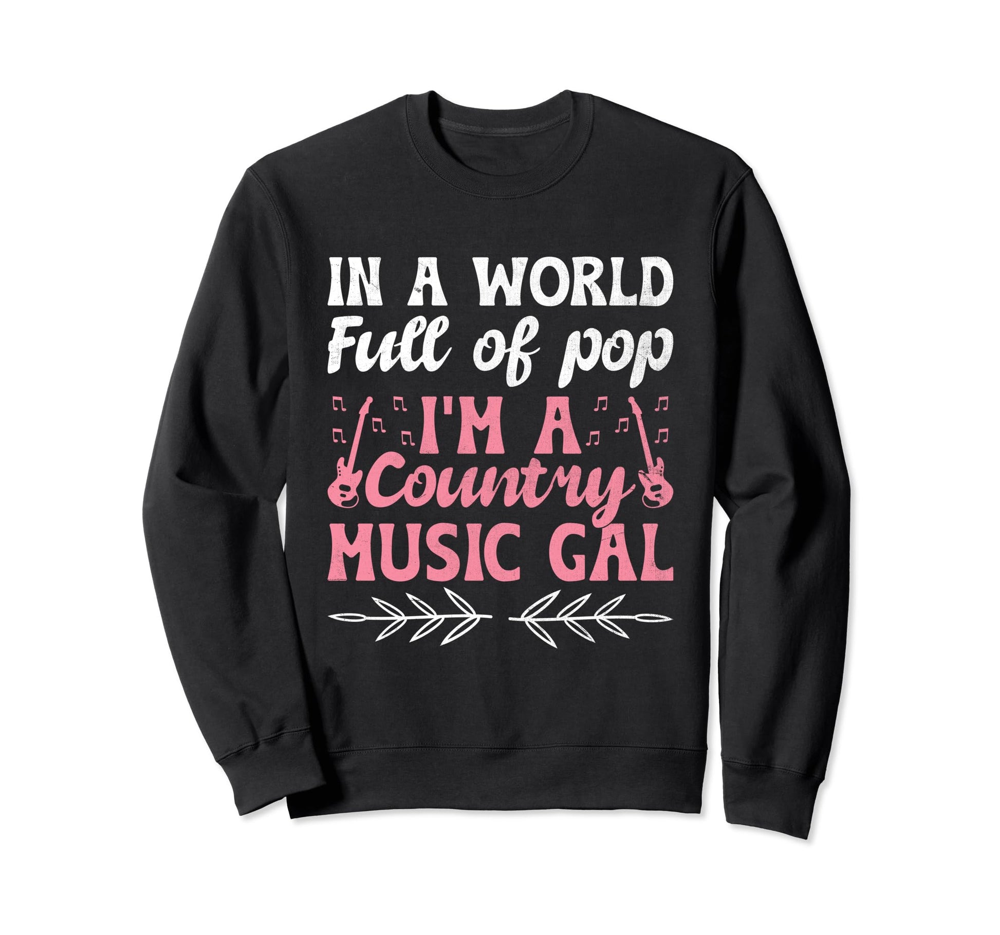County Music Music Lover Western Sweatshirt - Graphic Print for Adults - T-Shirt, Sweatshirt, Hoodie