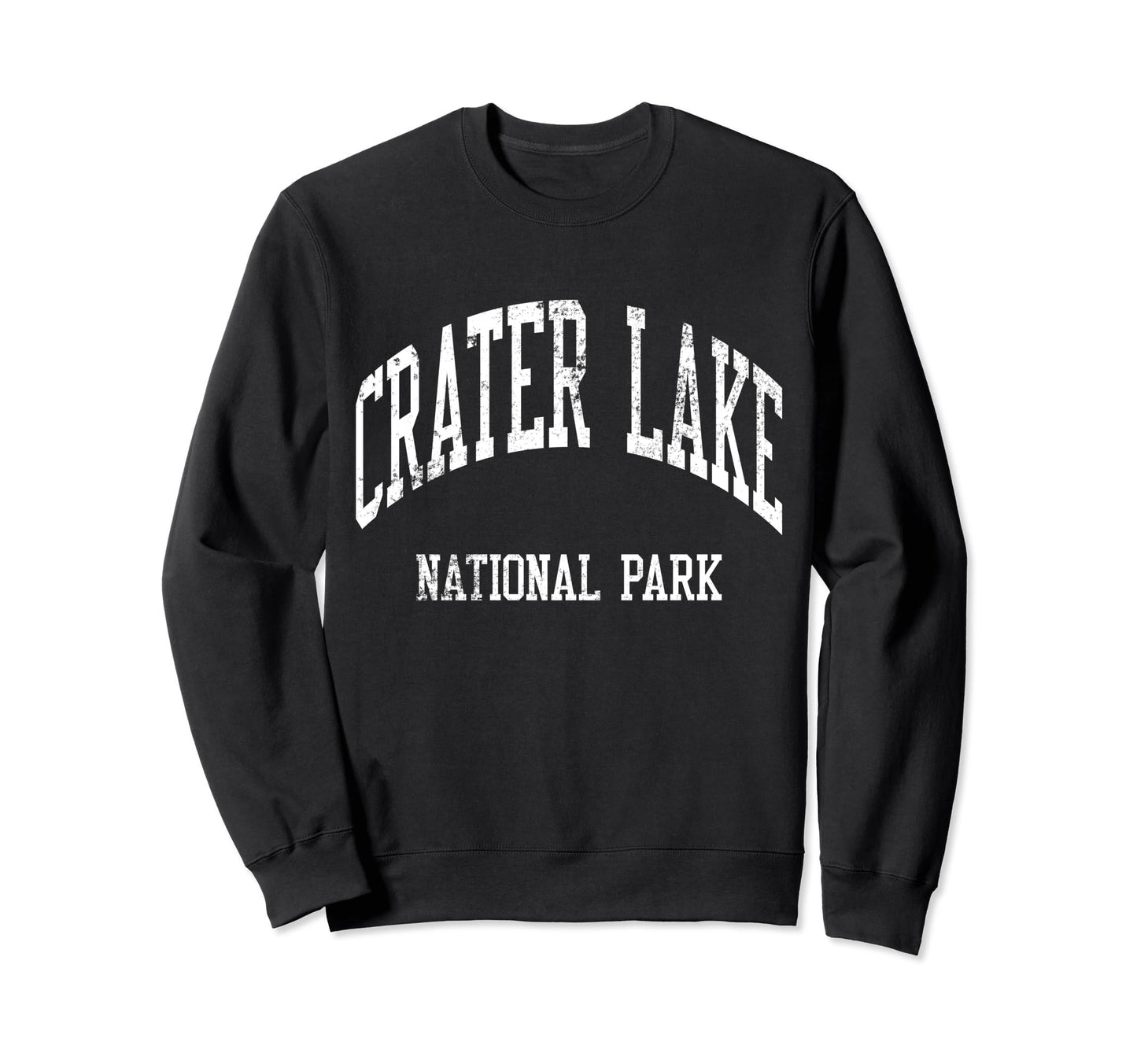 Crater Lake National Park 70S Sweatshirt - Minimalist Print Men Women - T-Shirt, Sweatshirt, Hoodie