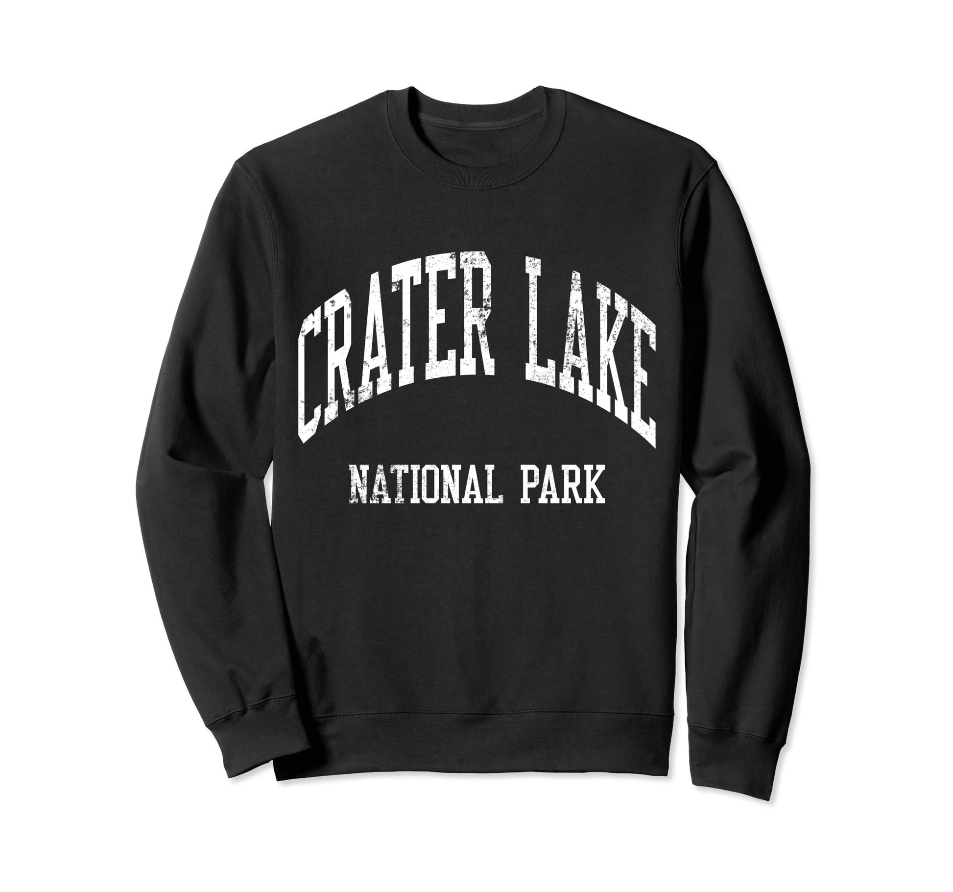 Crater Lake National Park 70S Sweatshirt - Minimalist Print Men Women - T-Shirt, Sweatshirt, Hoodie
