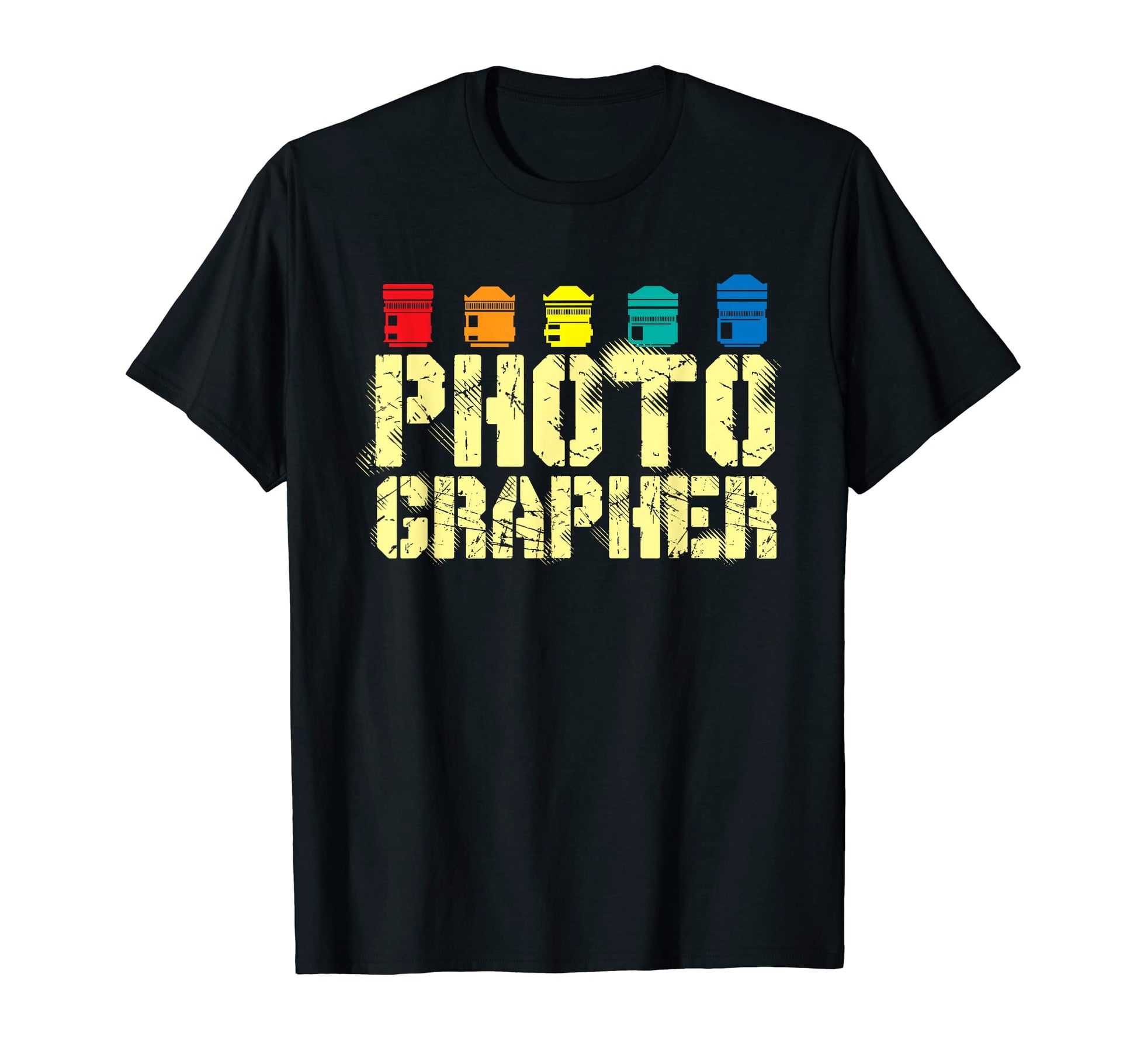 Photographer Photography Camera Lens T-Shirt - Graphic Print for Adults - T-Shirt, Sweatshirt, Hoodie