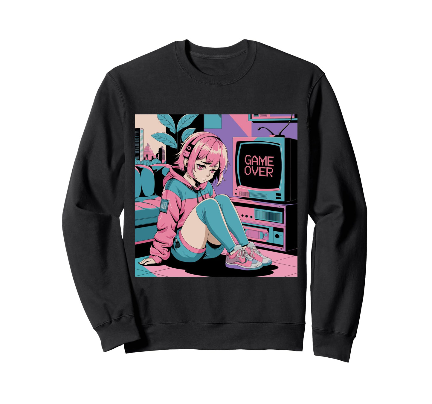 Japanese Anime Romance Cozy Sweatshirt - Aesthetic Graphic Unisex - T-Shirt, Sweatshirt, Hoodie