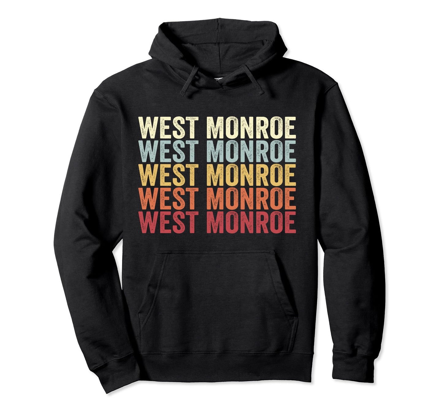 West Monroe New York West Monroe Ny Hoodie - Minimalist Print Men Women - T-Shirt, Sweatshirt, Hoodie