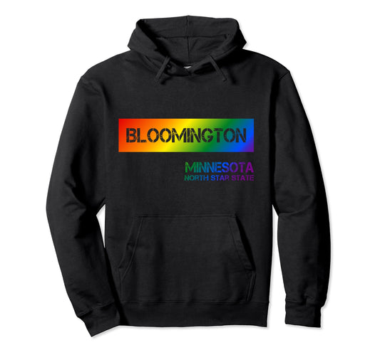 Bloomington Minnesota Lgbtqai Hoodie - Casual Everyday Wear for Adults - T-Shirt, Sweatshirt, Hoodie