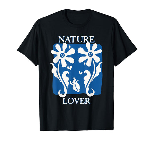 Boho Nature Lover Flowers T-Shirt - Unique Graphic Unisex - T-Shirt, Sweatshirt, Hoodie