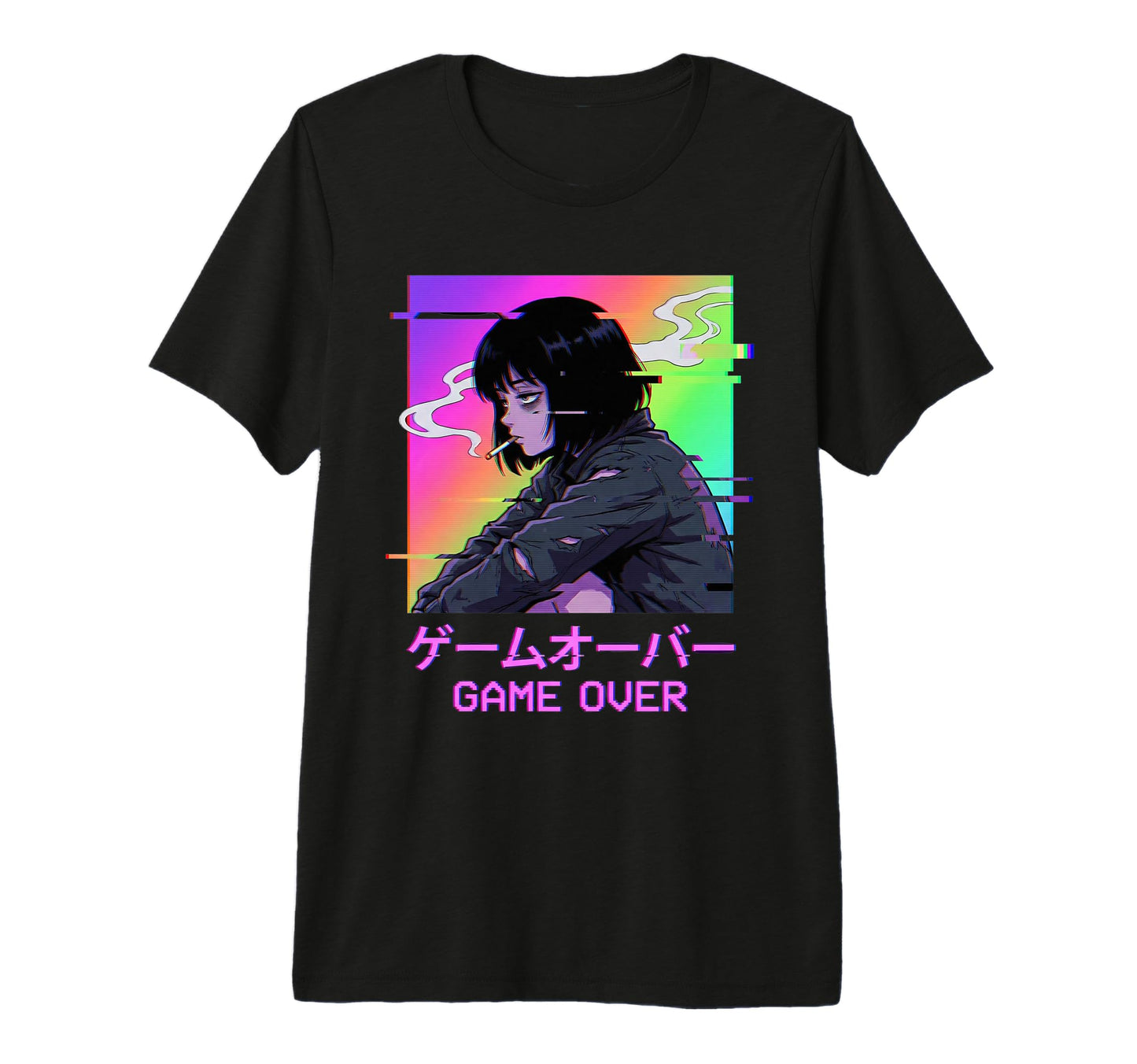 Sad Anime Vaporwave Egirl Eboy T-Shirt - Casual Everyday Wear for Adults - T-Shirt, Sweatshirt, Hoodie