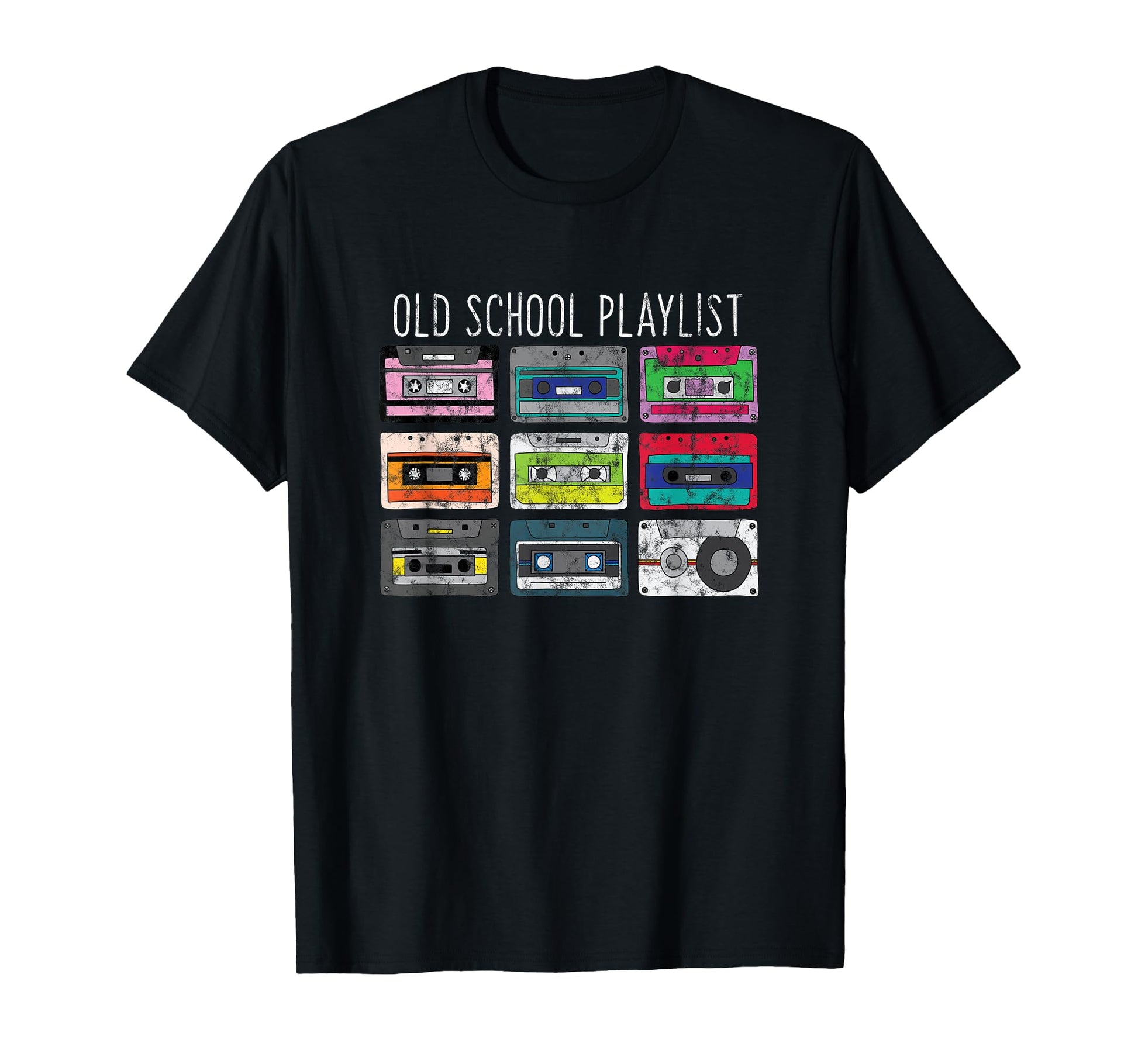 Cassette Tape Music 80S Old School T-Shirt - Custom Art Print Men Women - T-Shirt, Sweatshirt, Hoodie