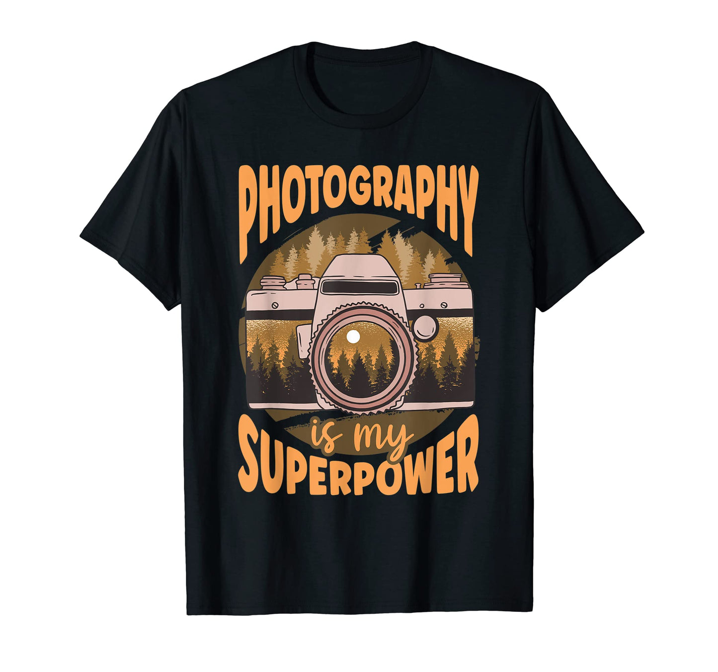 Photography Is My Superpower Funny T-Shirt - Minimalist Print Unisex - T-Shirt, Sweatshirt, Hoodie