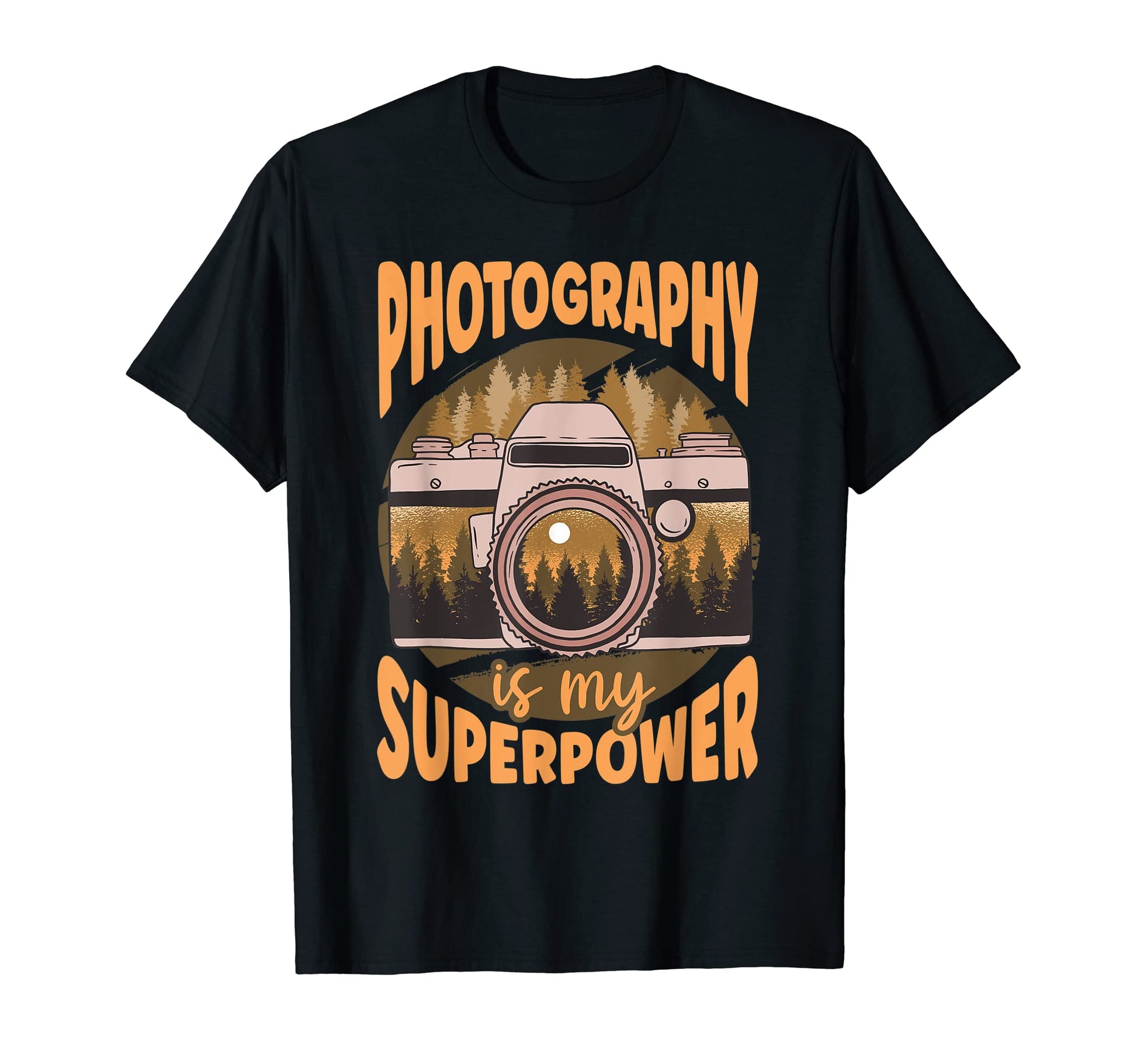 Photography Is My Superpower Funny T-Shirt - Minimalist Print Unisex - T-Shirt, Sweatshirt, Hoodie
