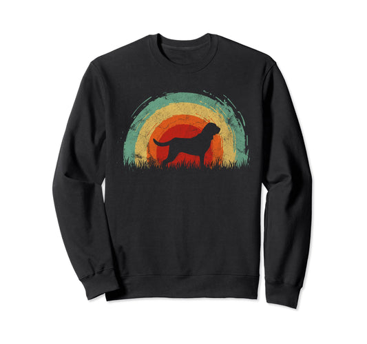 Bloodhound Rainbow Dog Sweatshirt - Custom Art Print for Adults - T-Shirt, Sweatshirt, Hoodie