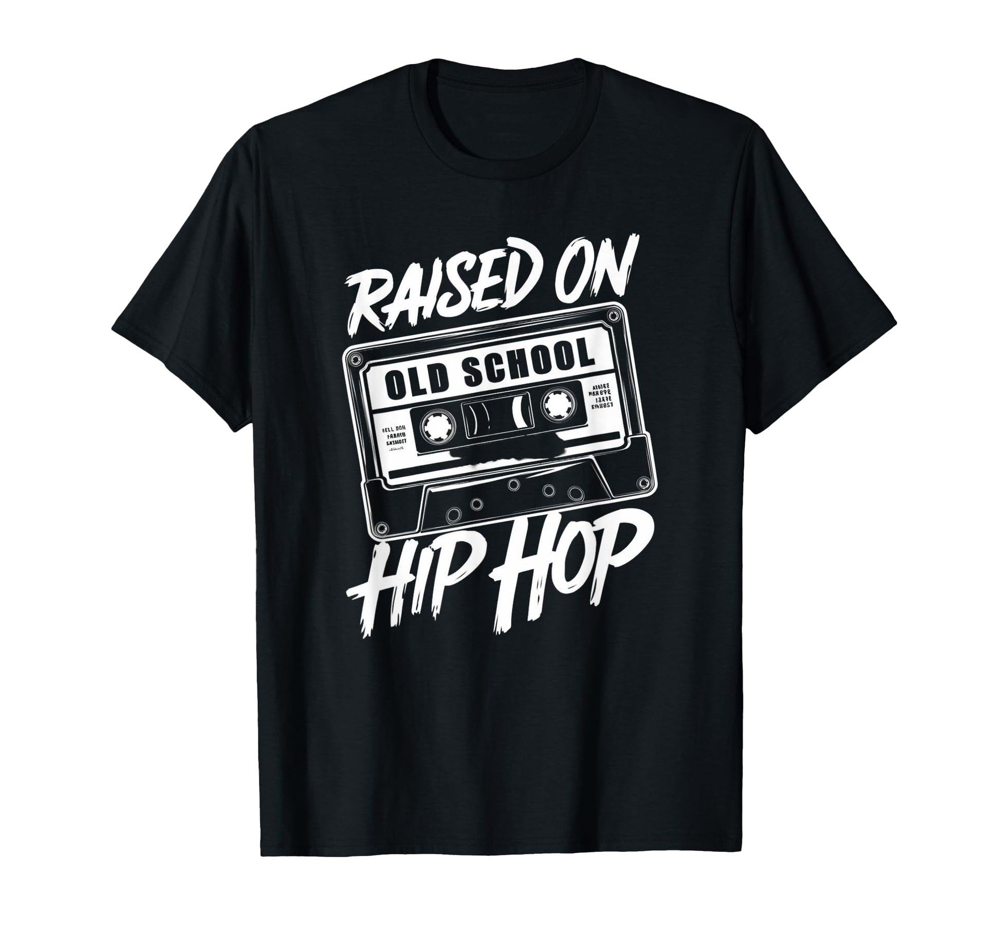 Hip Hop T Shirts Raised Old School T-Shirt - Graphic Print for Adults - T-Shirt, Sweatshirt, Hoodie