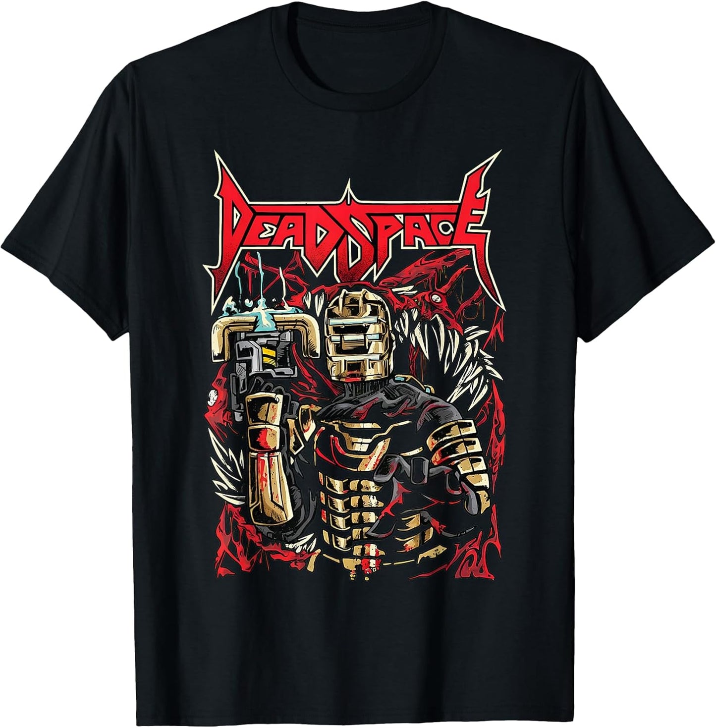 Retro Quote Dead Space Silence Funny Robot Vintage - Adult & Kids T-Shirts, Sweatshirts & Hoodies apparel design preview 1