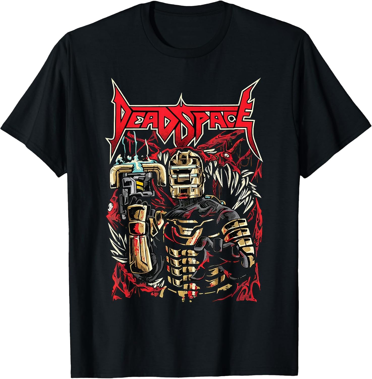 Retro Quote Dead Space Silence Funny Robot Vintage - Adult & Kids T-Shirts, Sweatshirts & Hoodies apparel design preview 1