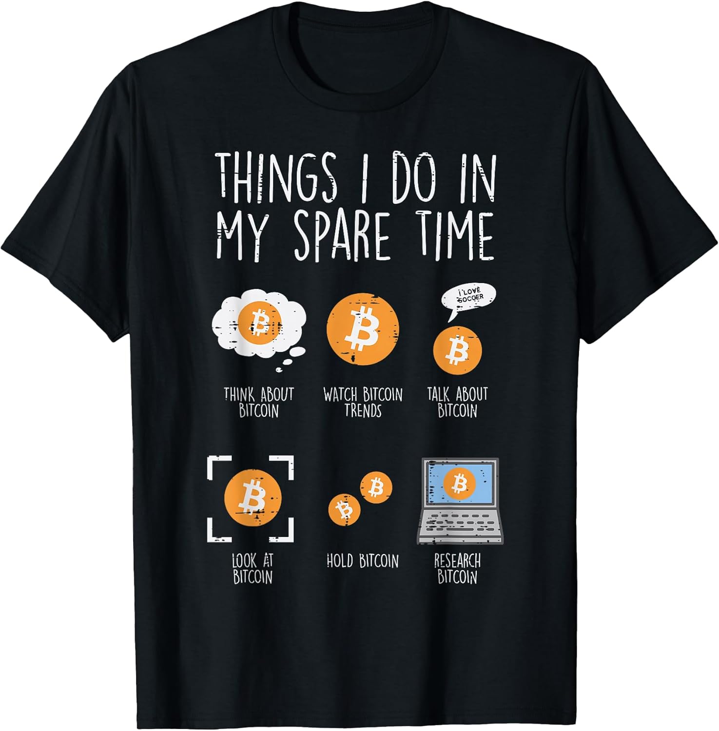 Bitcoin BTC Crypto Men Women Kids Gifts - Adult & Kids T-Shirts, Sweatshirts & Hoodies apparel design preview 1