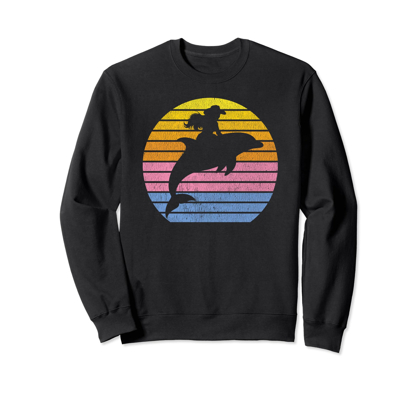 Coastal Cowgirl Sunset Surf Beach Sweatshirt - Unique Graphic Unisex - T-Shirt, Sweatshirt, Hoodie