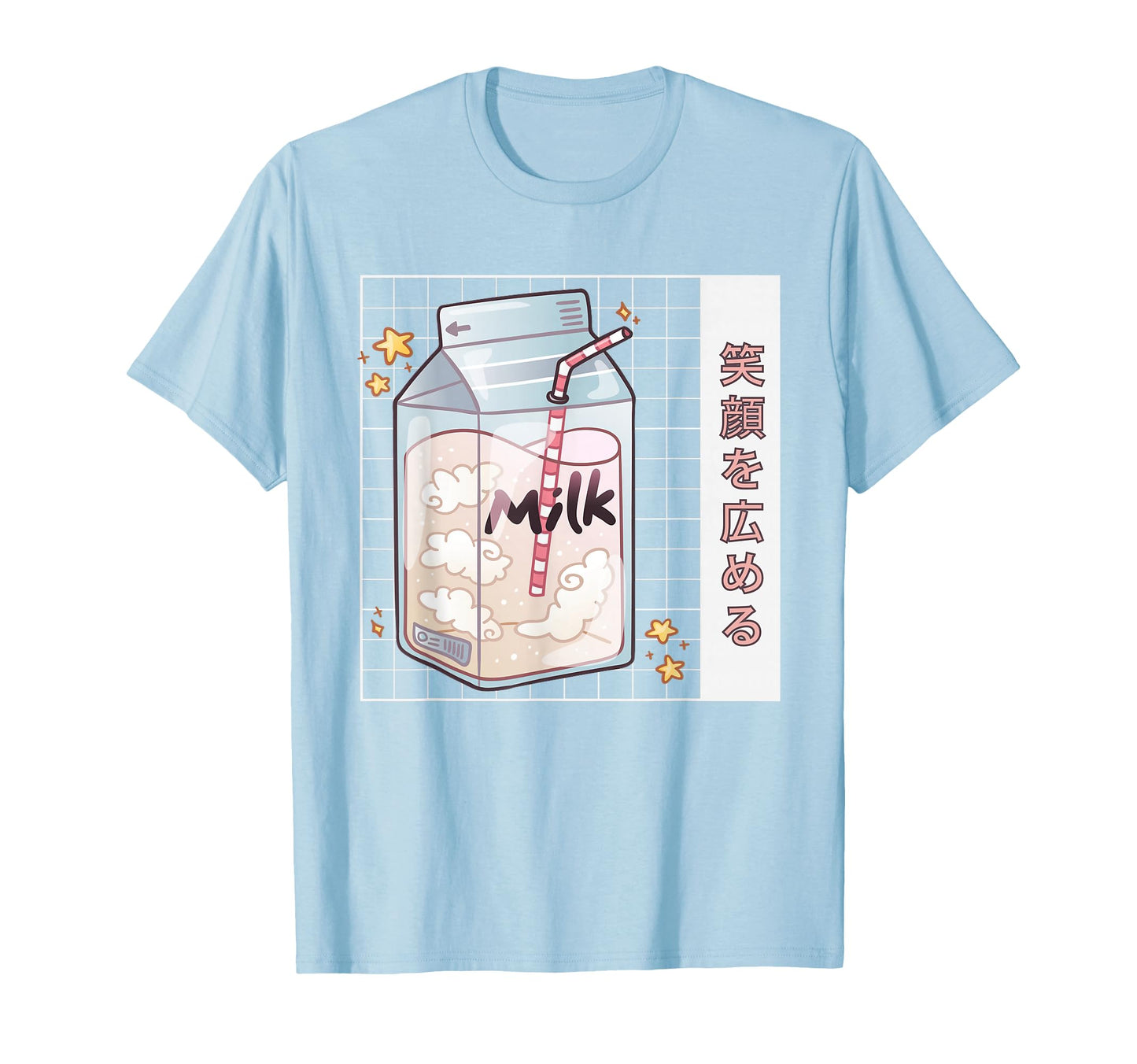 Kawaii Milk Carton Japanese T-Shirt - Casual Everyday Wear Men Women - T-Shirt, Sweatshirt, Hoodie