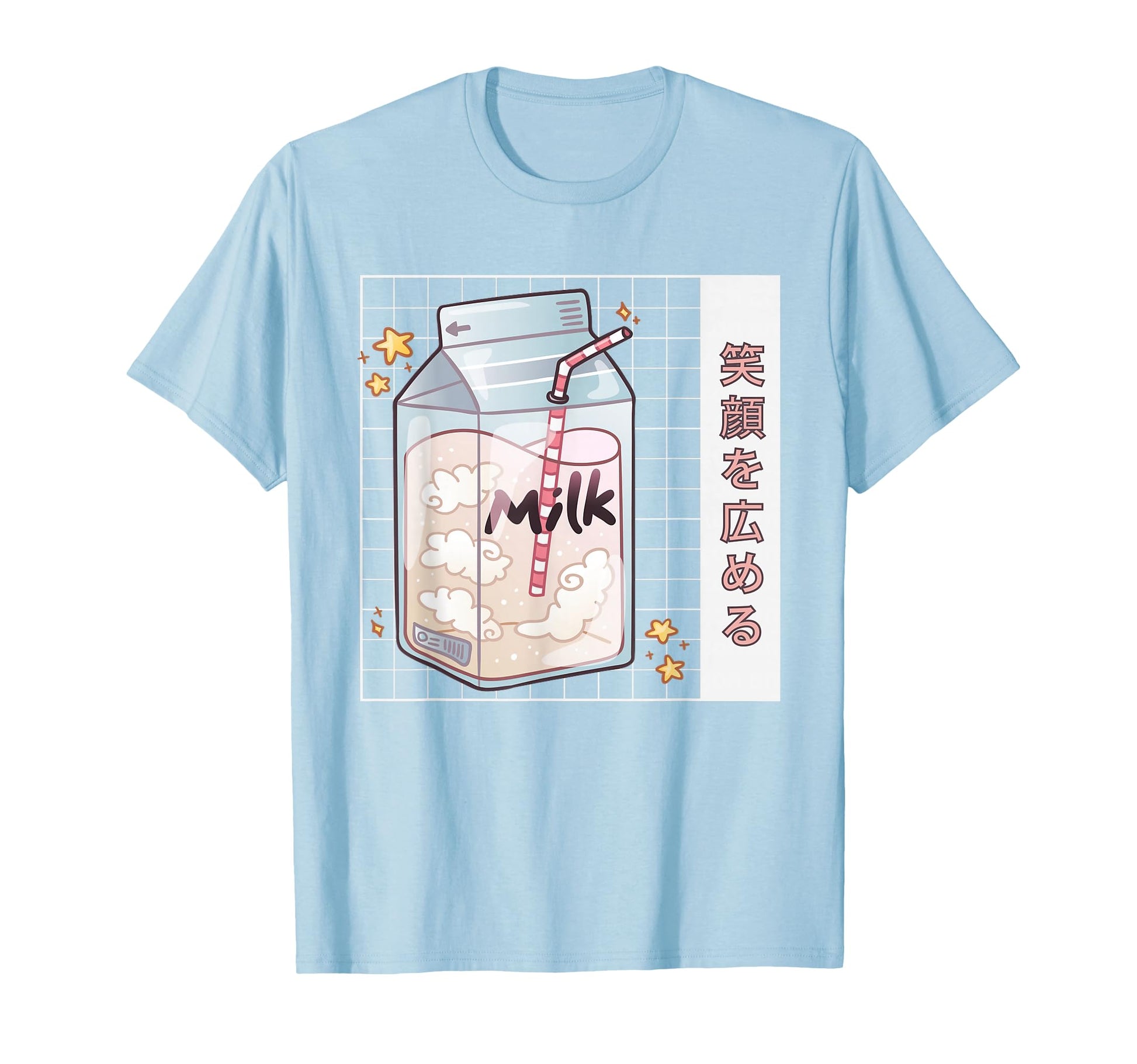 Kawaii Milk Carton Japanese T-Shirt - Casual Everyday Wear Men Women - T-Shirt, Sweatshirt, Hoodie