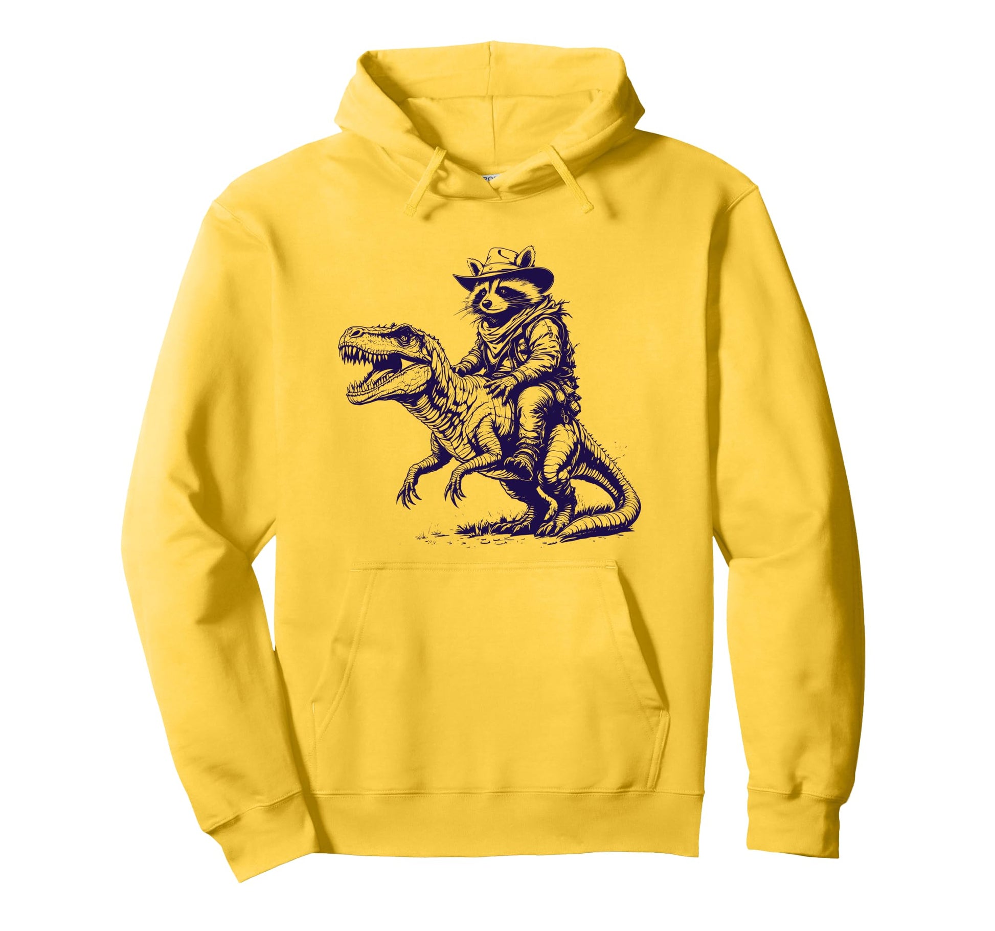 Raccoon Cowboy Cowgirl Panda Trash Western Hoodie - Novelty Apparel Unisex - T-Shirt, Sweatshirt, Hoodie