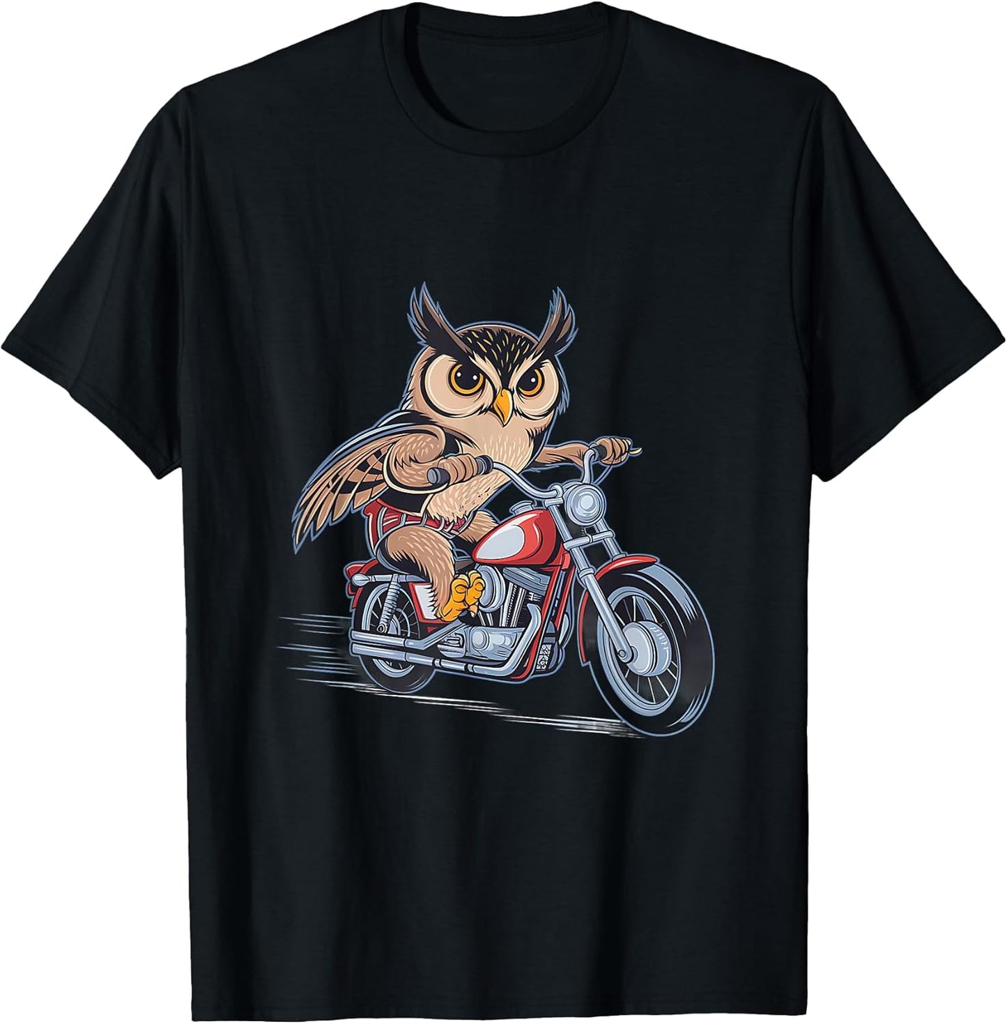 Biker Owl Apparel Motorcycle Lovers - Adult & Kids T-Shirts, Sweatshirts & Hoodies apparel design preview 1
