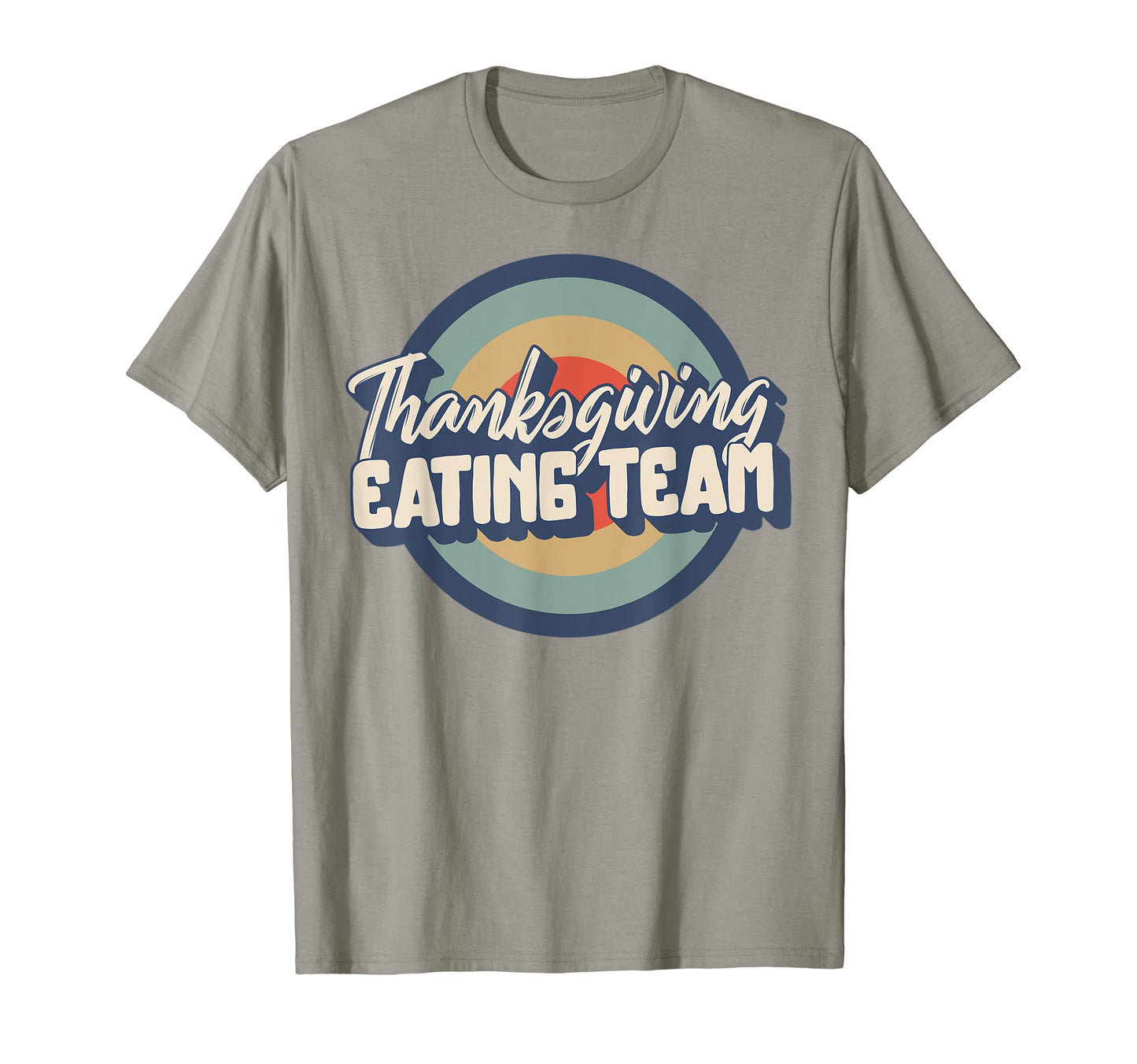 Thanksgiving Eating Team Rainbow Fall T-Shirt - Graphic Print for Adults - T-Shirt, Sweatshirt, Hoodie