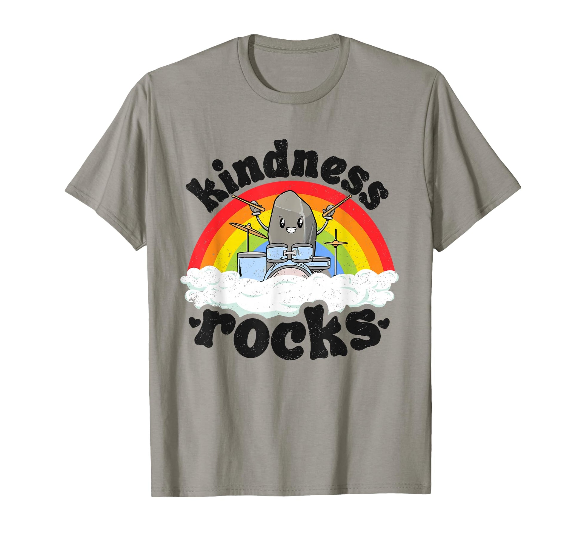Anti Bullying Rainbow Music Teacher T-Shirt - Trendy Graphic for Adults - T-Shirt, Sweatshirt, Hoodie