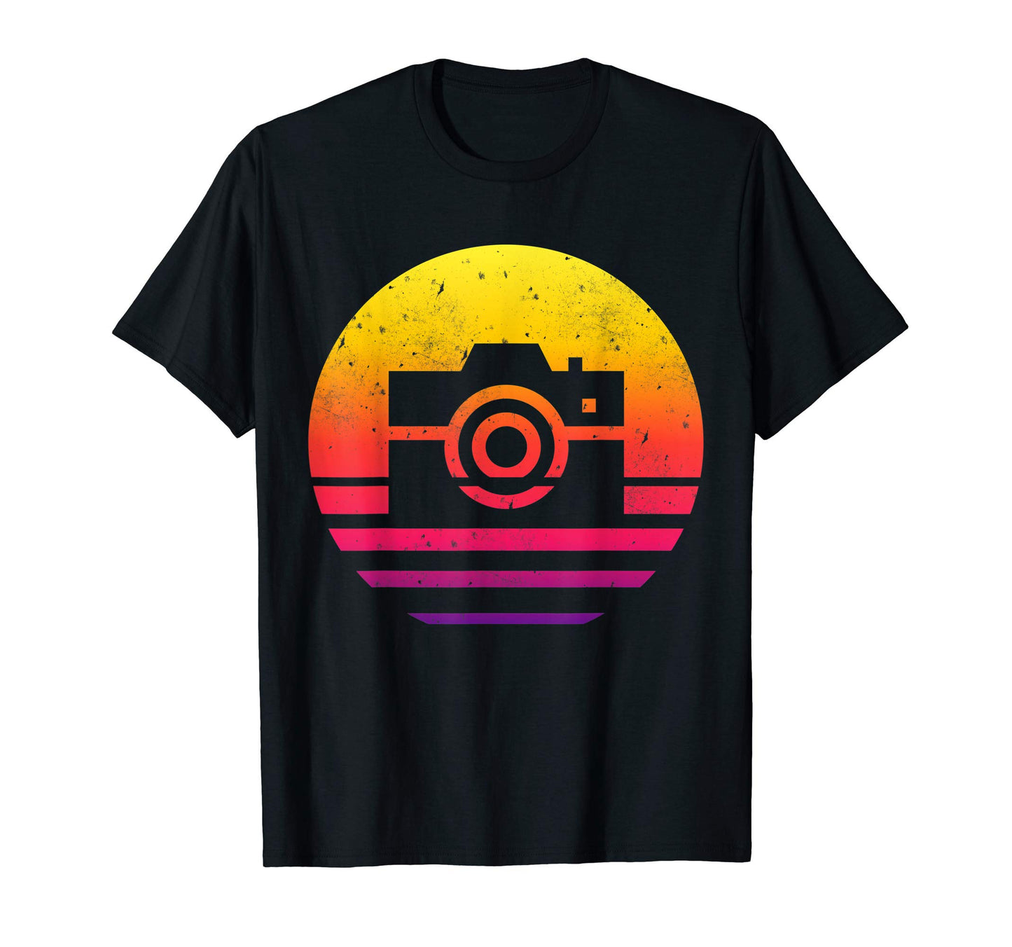 Camera Photographer Sunset Love T-Shirt - Novelty Apparel Men Women - T-Shirt, Sweatshirt, Hoodie