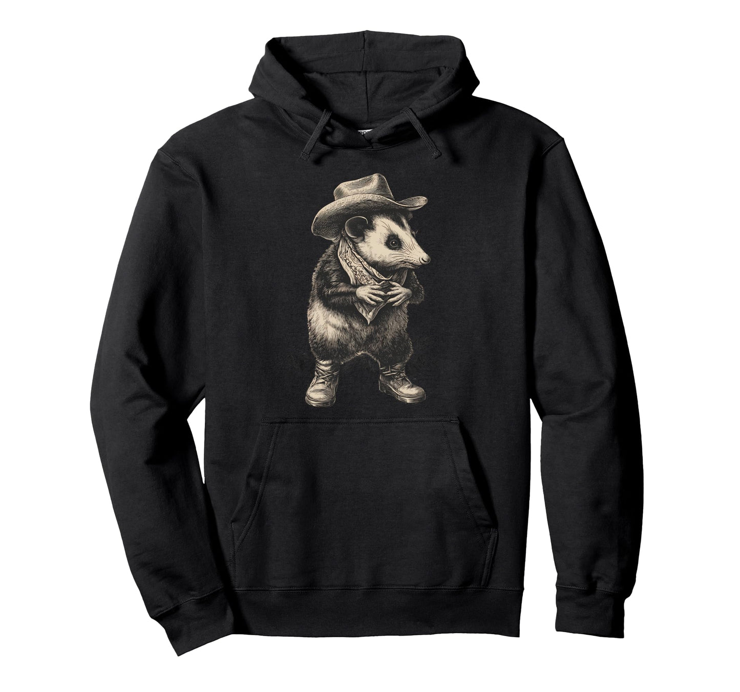 Opossum Cowboy Rodeo Cowgirl Possum Hoodie - Novelty Apparel Men Women - T-Shirt, Sweatshirt, Hoodie