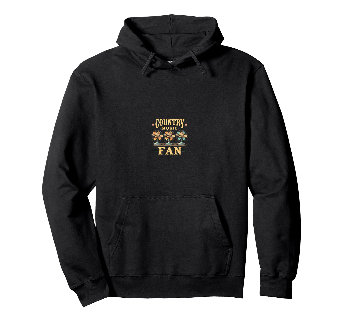 Country Music Fan Western Pun All Fans Hoodie - Aesthetic Graphic Men Women - T-Shirt, Sweatshirt, Hoodie