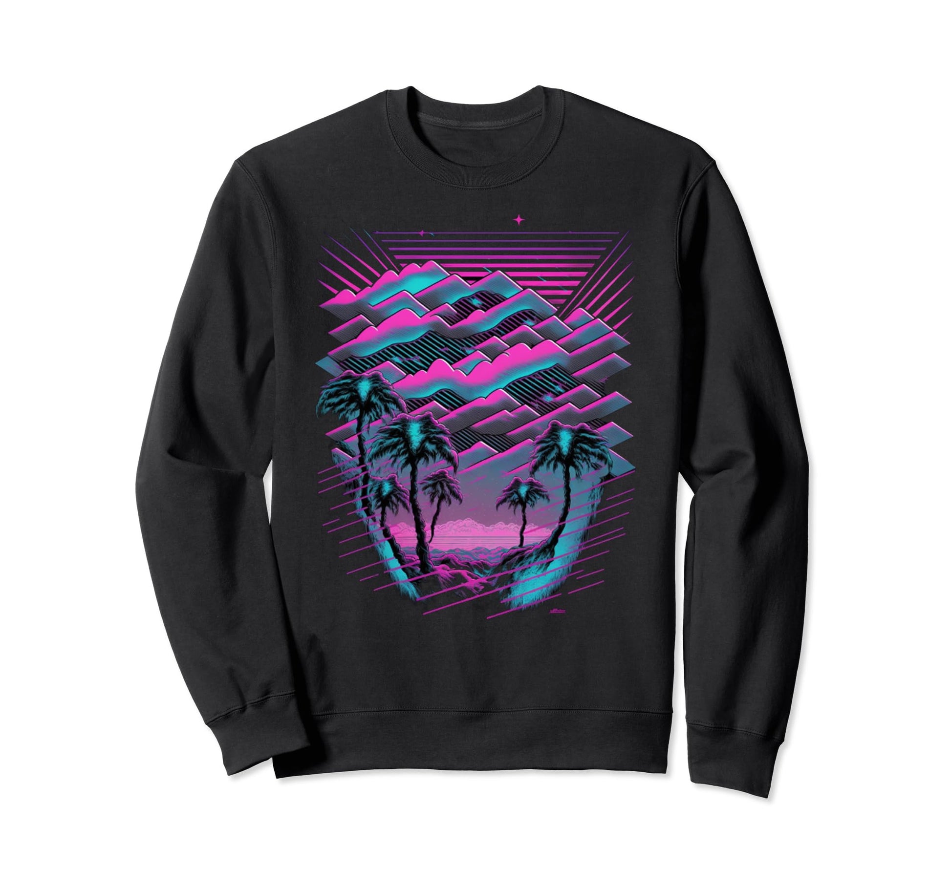 Vaporwave Aesthetic Psychedelic Sweatshirt - Aesthetic Graphic Men Women - T-Shirt, Sweatshirt, Hoodie