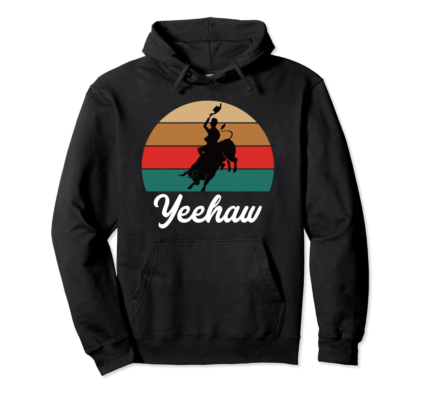 Cowboy Rodeo Western Horse Riding Cowboy Hoodie - Fun Novelty Design Unisex - T-Shirt, Sweatshirt, Hoodie