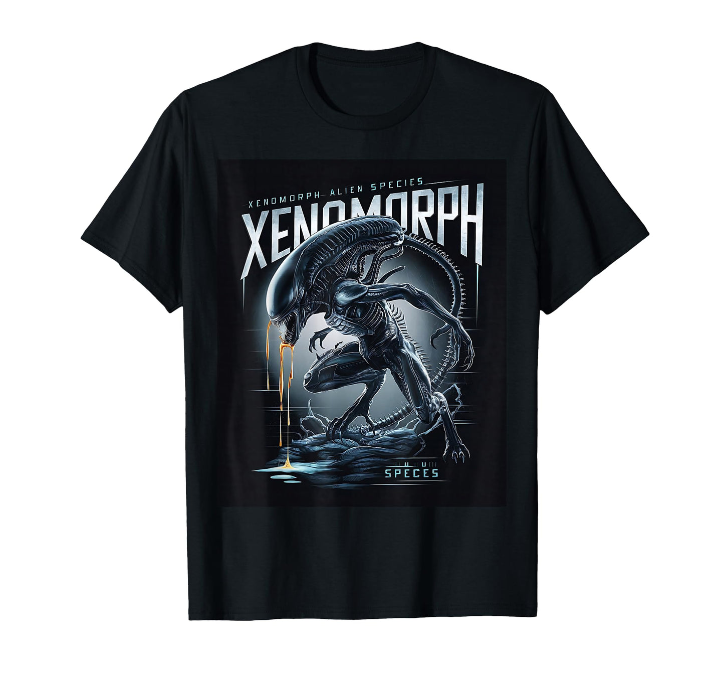 Alien 45Th Anniversary Xenomorph T-Shirt - Custom Art Print for Adults - T-Shirt, Sweatshirt, Hoodie