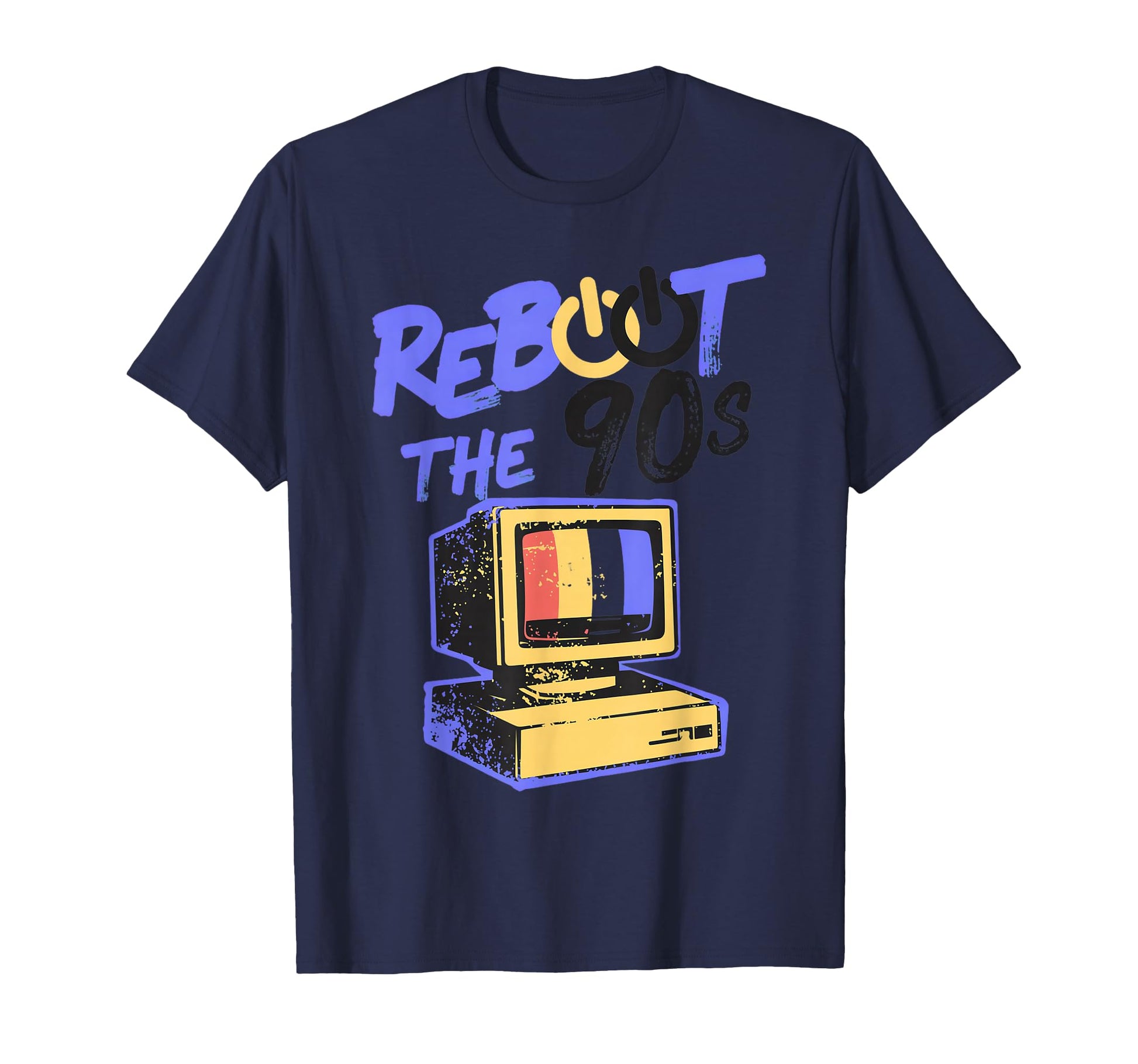Reboot 90S Computer T-Shirt - Fun Novelty Design for Adults - T-Shirt, Sweatshirt, Hoodie