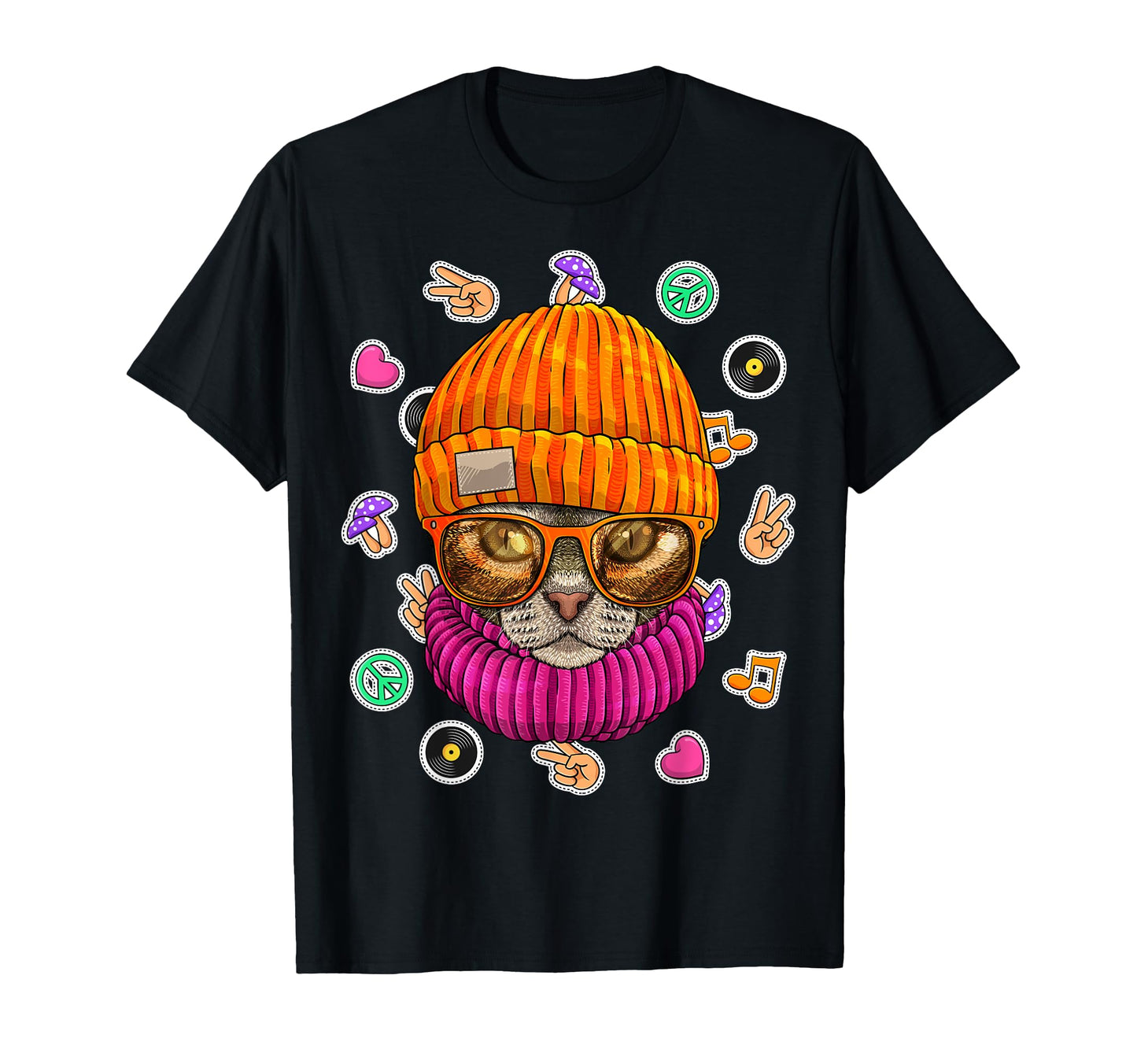 Hipster Devon Rex Geek Nerd Glasses T-Shirt - Fun Novelty Design Men Women - T-Shirt, Sweatshirt, Hoodie