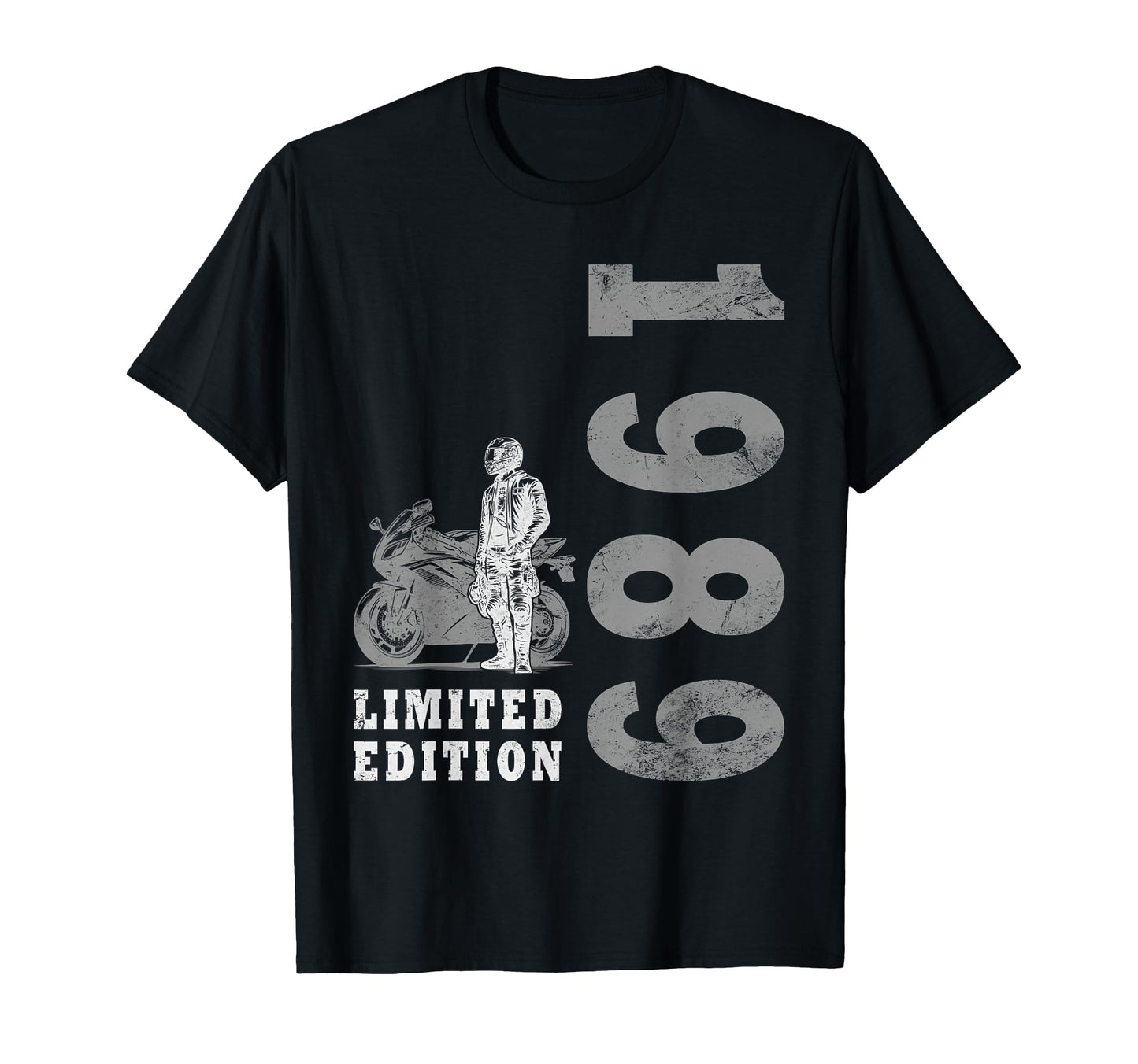 35 Years Biker 1989 Motorcycle T-Shirt - Streetwear Style for Adults - T-Shirt, Sweatshirt, Hoodie