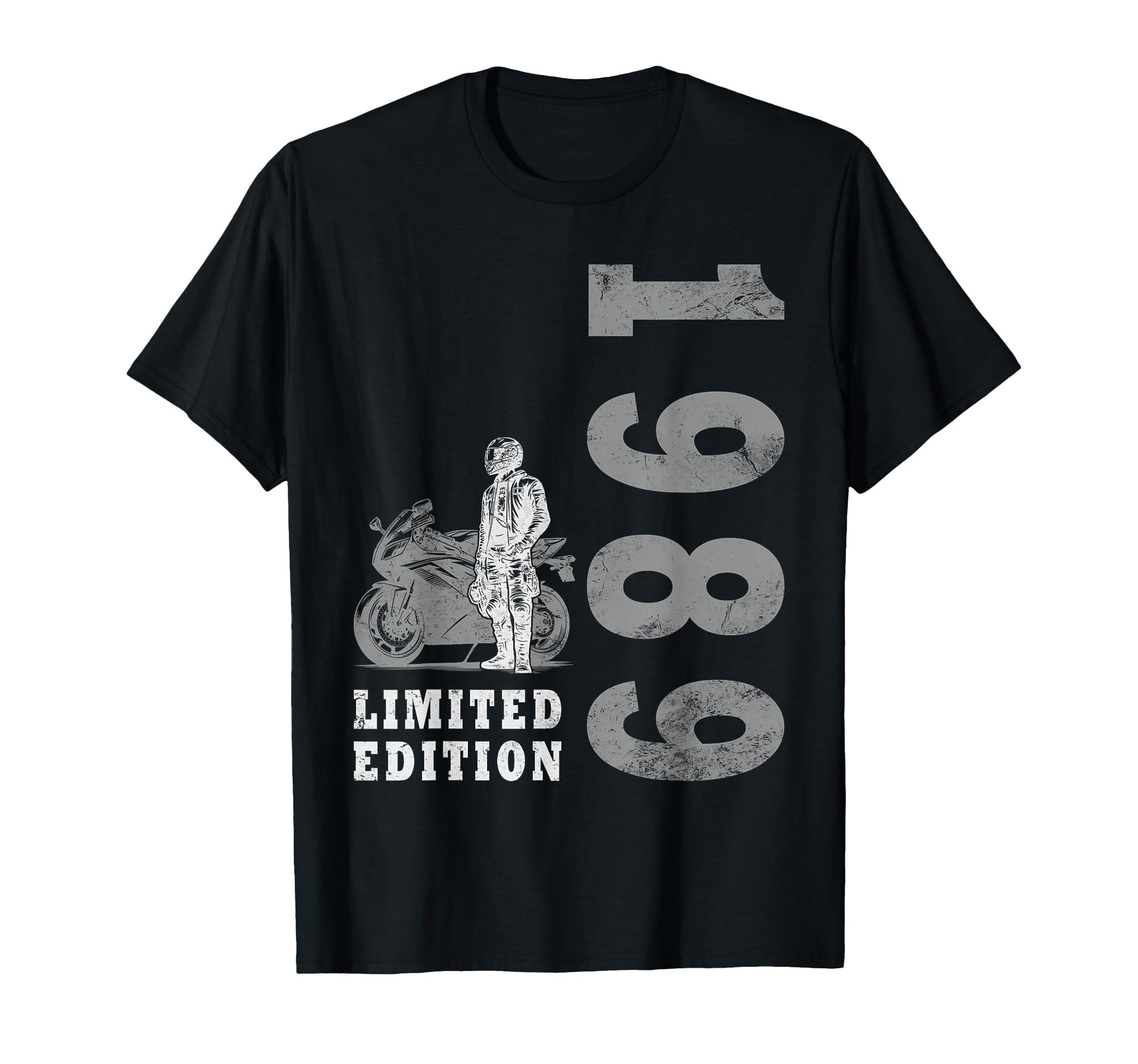 35 Years Biker 1989 Motorcycle T-Shirt - Streetwear Style for Adults - T-Shirt, Sweatshirt, Hoodie