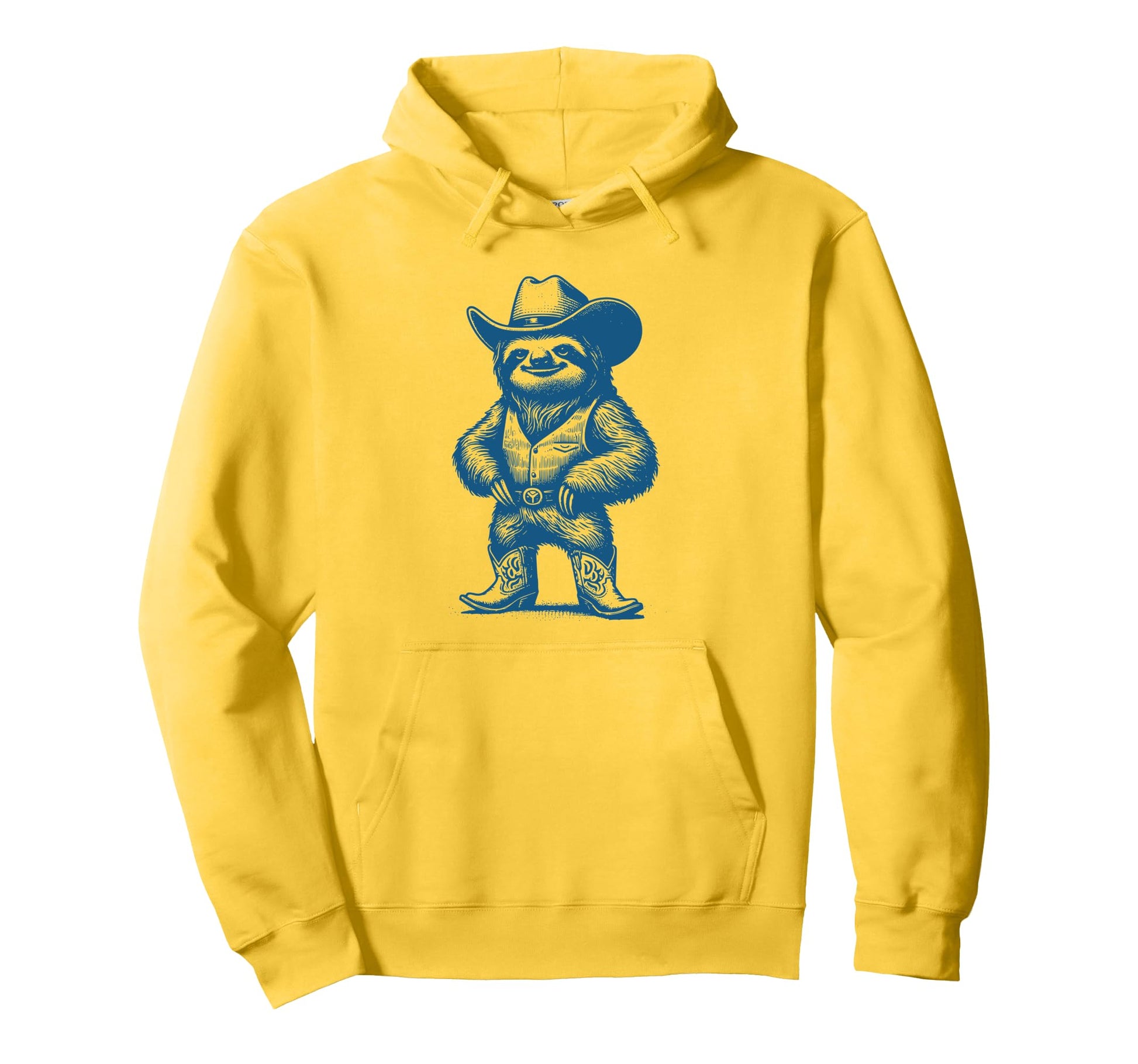 Sloth Cowboy Cowgirl Sloth Country Western Hoodie - Novelty Apparel Unisex - T-Shirt, Sweatshirt, Hoodie