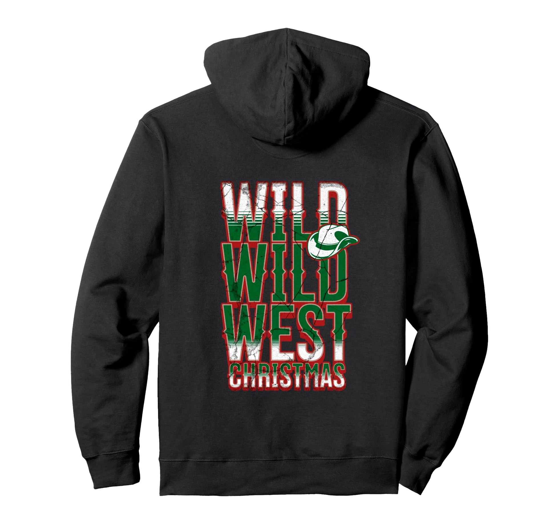 Wild Wild West Western Cowgirl Cowboy Hat Hoodie - Graphic Print Men Women - T-Shirt, Sweatshirt, Hoodie