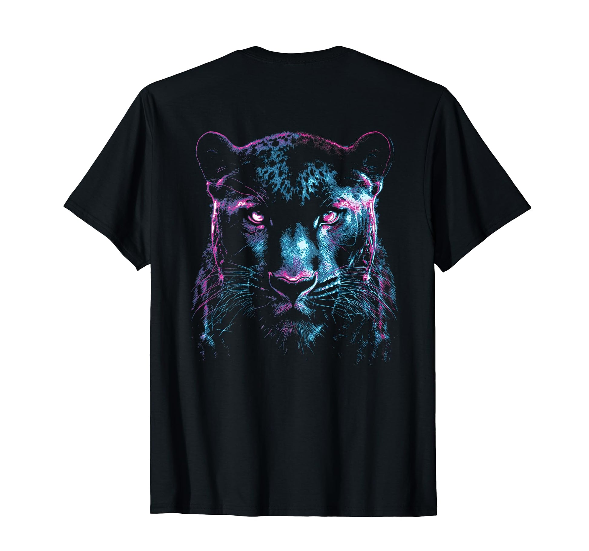 Panther Black Cyberpunk T-Shirt - Casual Everyday Wear for Adults - T-Shirt, Sweatshirt, Hoodie