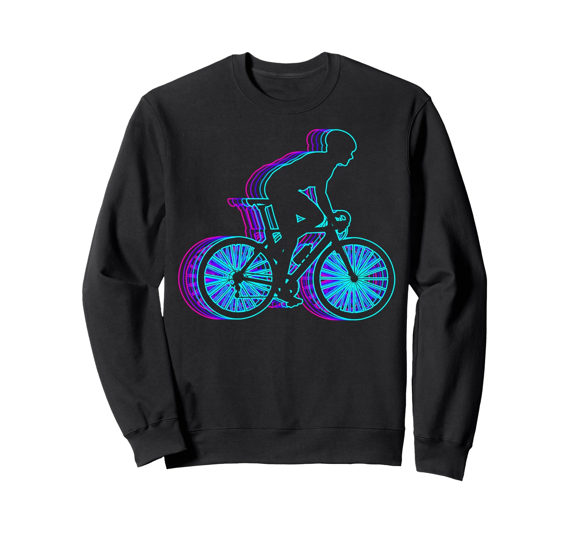 Bicycling Biker Cyclist Bicycle Sweatshirt - Novelty Apparel for Adults - T-Shirt, Sweatshirt, Hoodie