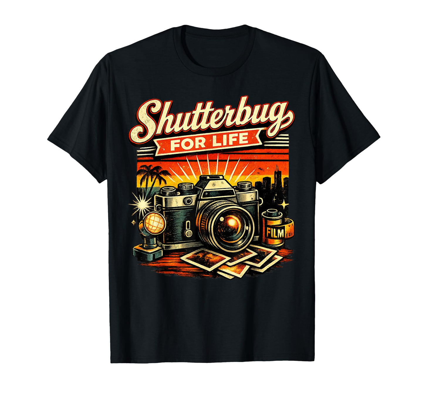 Shutterbug Life Camera Photography T-Shirt - Unique Graphic for Adults - T-Shirt, Sweatshirt, Hoodie