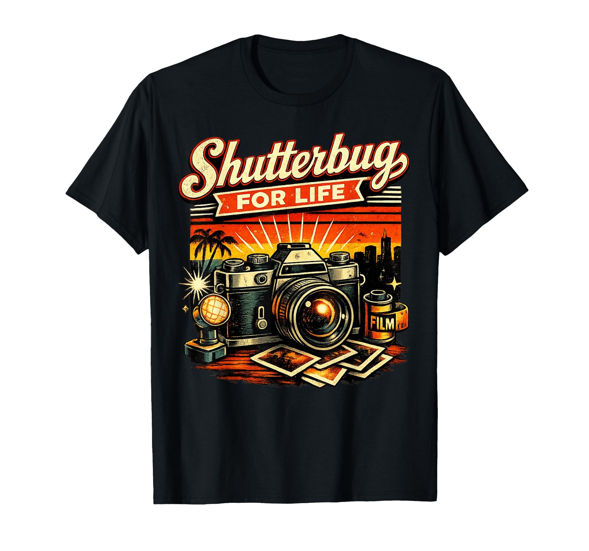 Shutterbug Life Camera Photography T-Shirt - Unique Graphic for Adults - T-Shirt, Sweatshirt, Hoodie