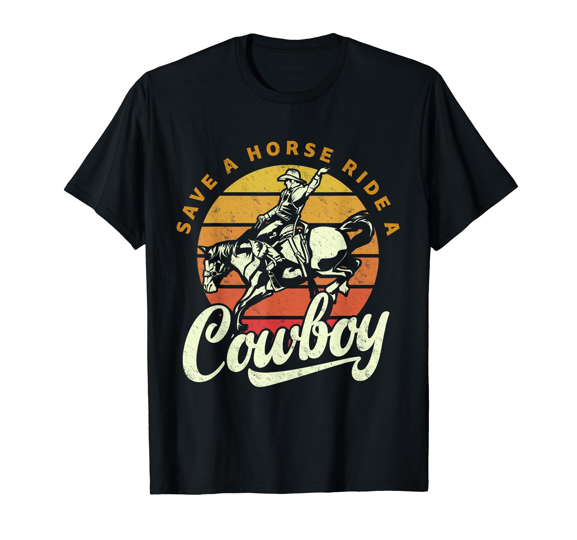 Save Horse Ride Cowboy T-Shirt - Trendy Graphic Men Women - T-Shirt, Sweatshirt, Hoodie