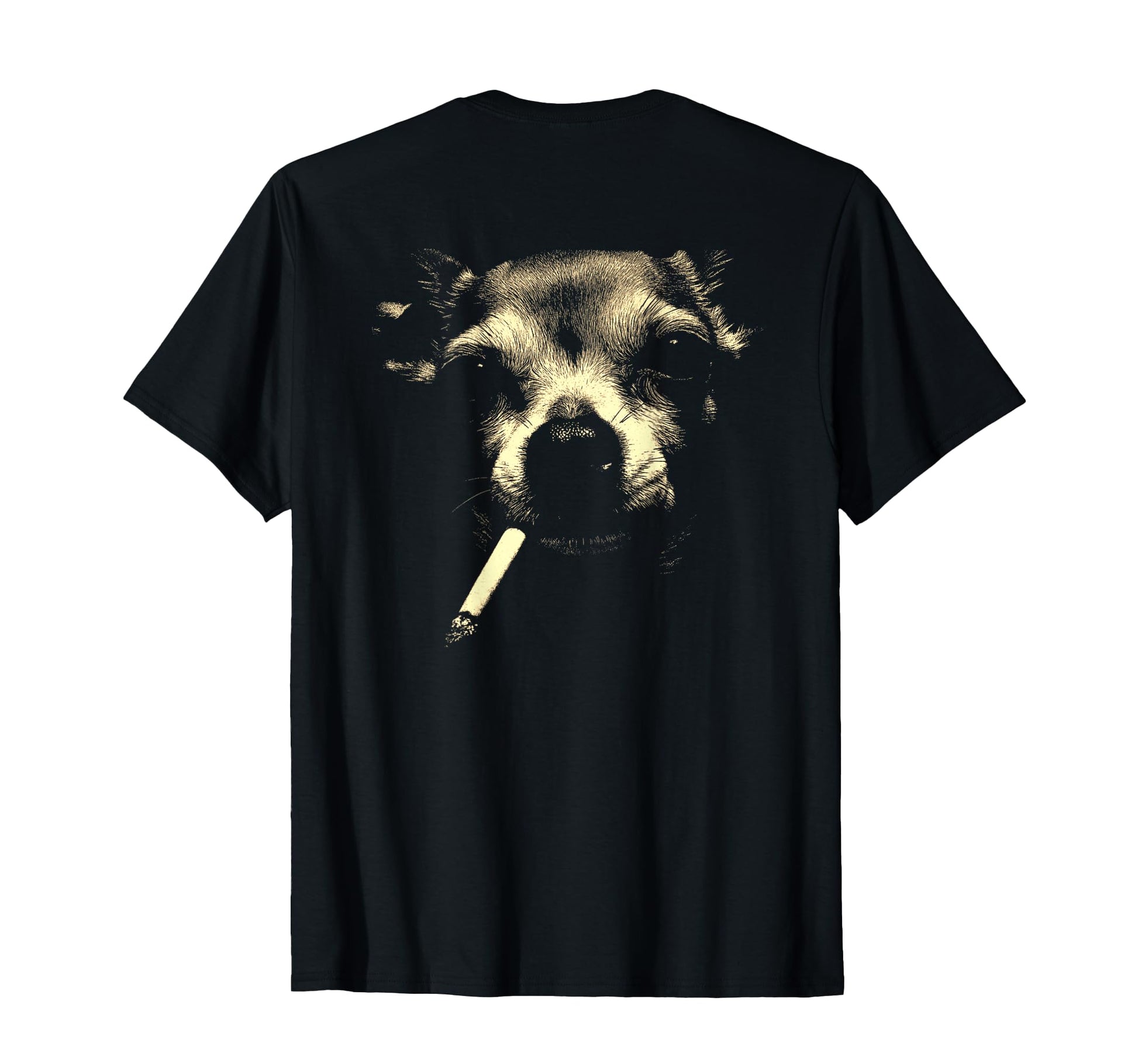 Chihuahua Smoking Cigarette Grunge Meme T-Shirt - Graphic Print for Adults - T-Shirt, Sweatshirt, Hoodie