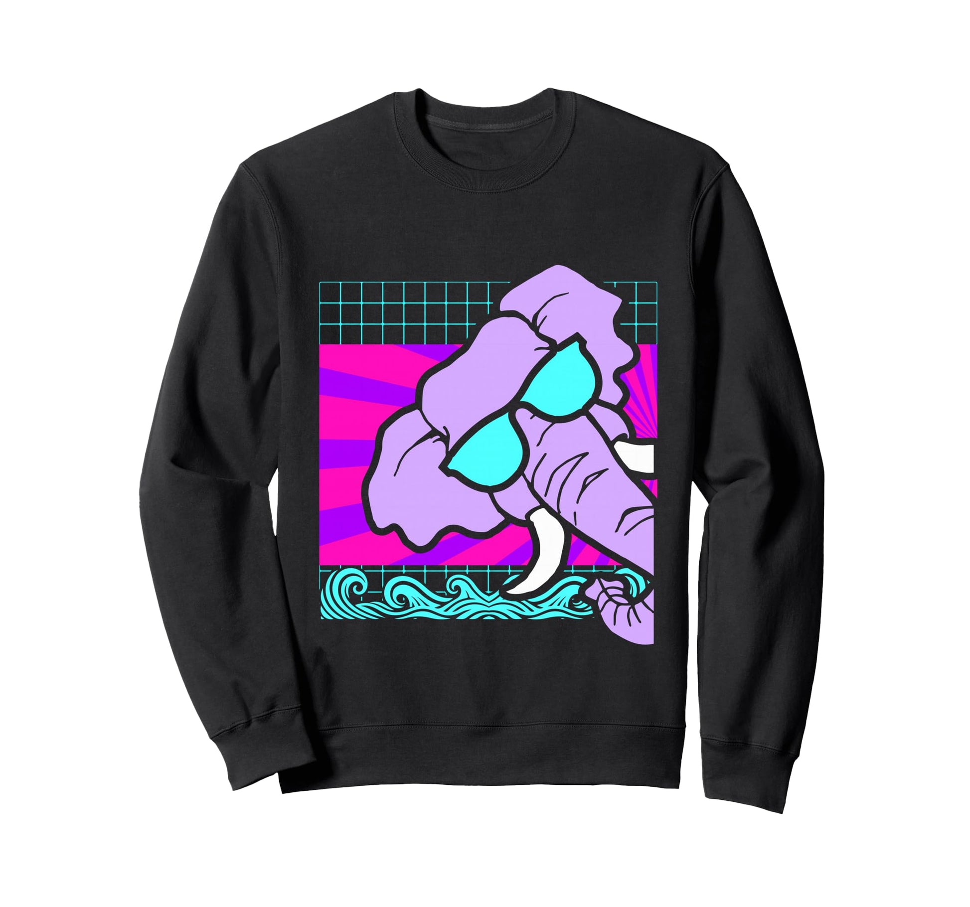 Aesthetic Vaporwave Outfits Sweatshirt - Trendy Graphic for Adults - T-Shirt, Sweatshirt, Hoodie